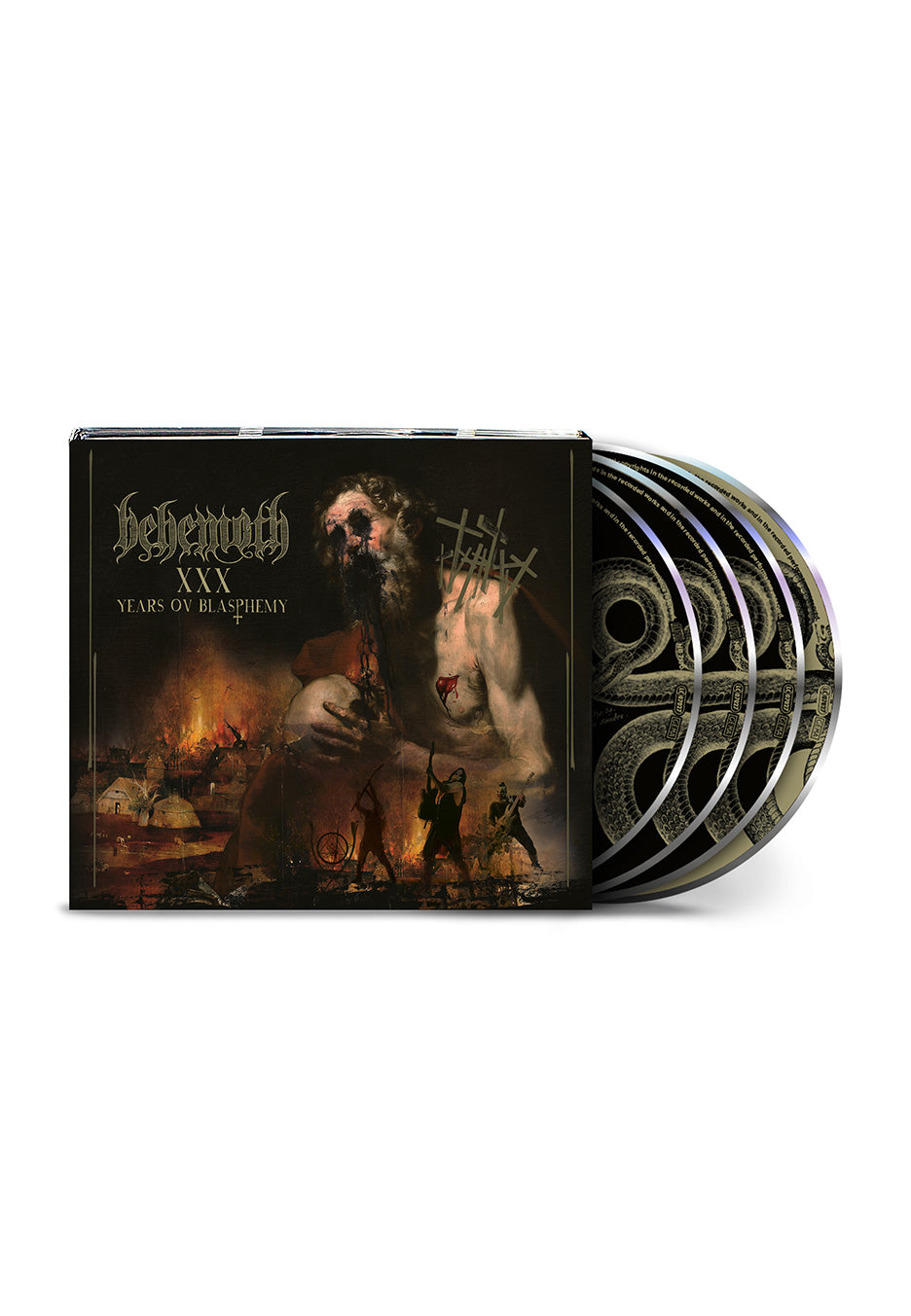 Behemoth XXX Years Ov Blasphemy 3CD Bluray Mediabook Impericon 