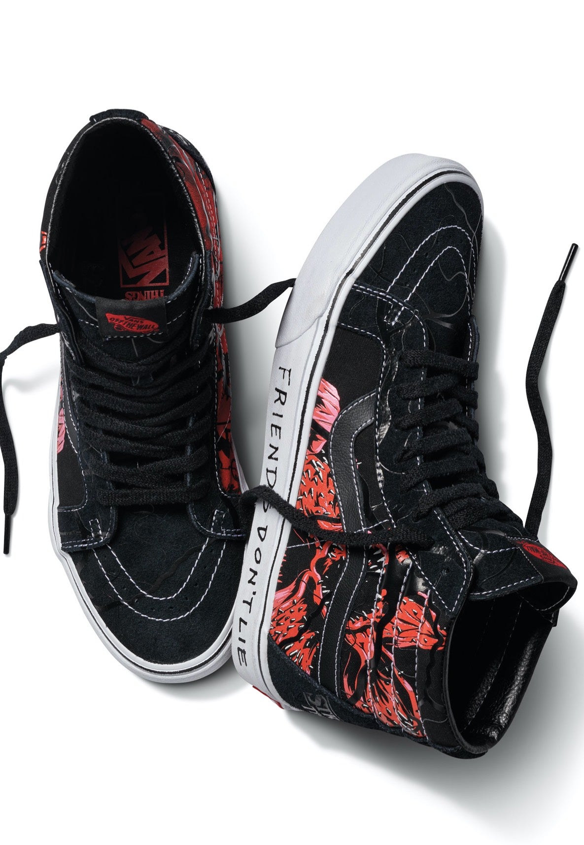 Vans x Stranger Things Sk8 Hi Reissue Black Red Shoes EU 35