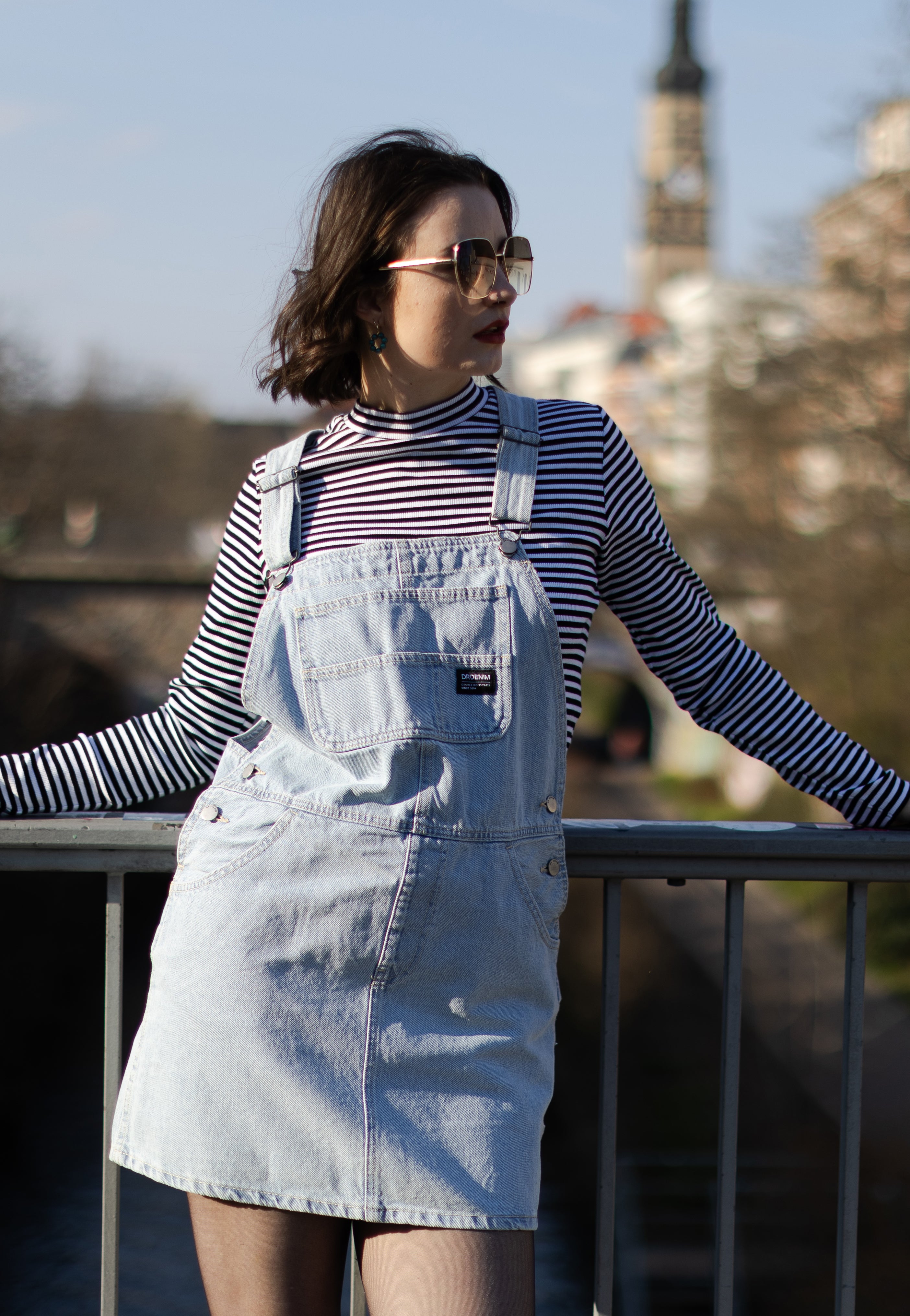 Dungaree type fashion dress