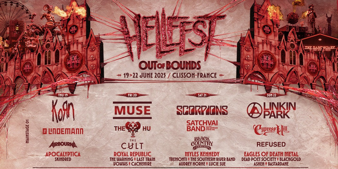 Hellfest 2025 The Full Lineup Has Dropped!