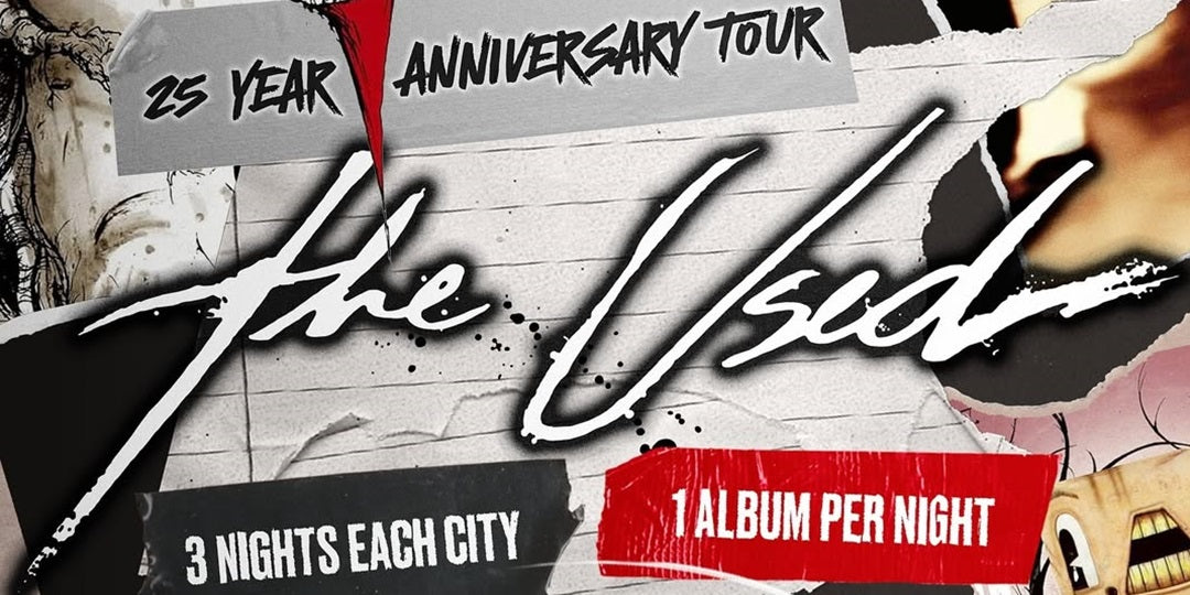 The Used 25th Anniversary Tour für 2025 angekündigt!