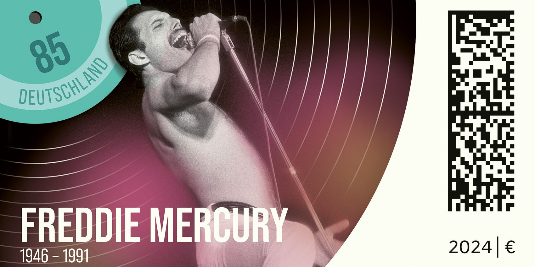 Freddie Mercury: A Stamp in Germany for the Queen Legend!