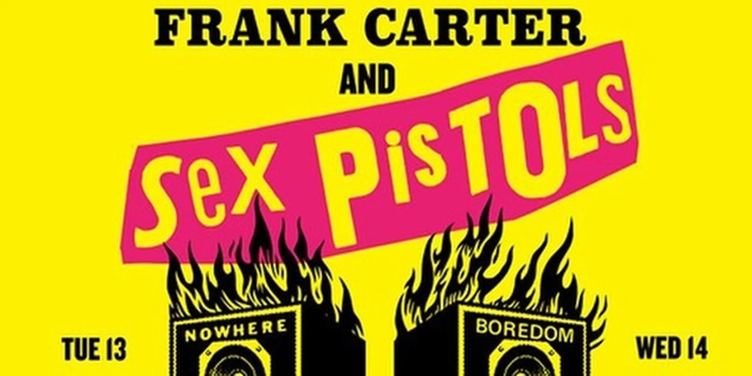 The Sex Pistols To Perform In 2024 - With Frank Carter As Lead Singer!