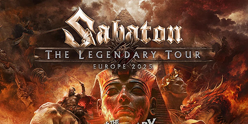 Sabaton – The Legendary Tour 2025 Conquers Europe!