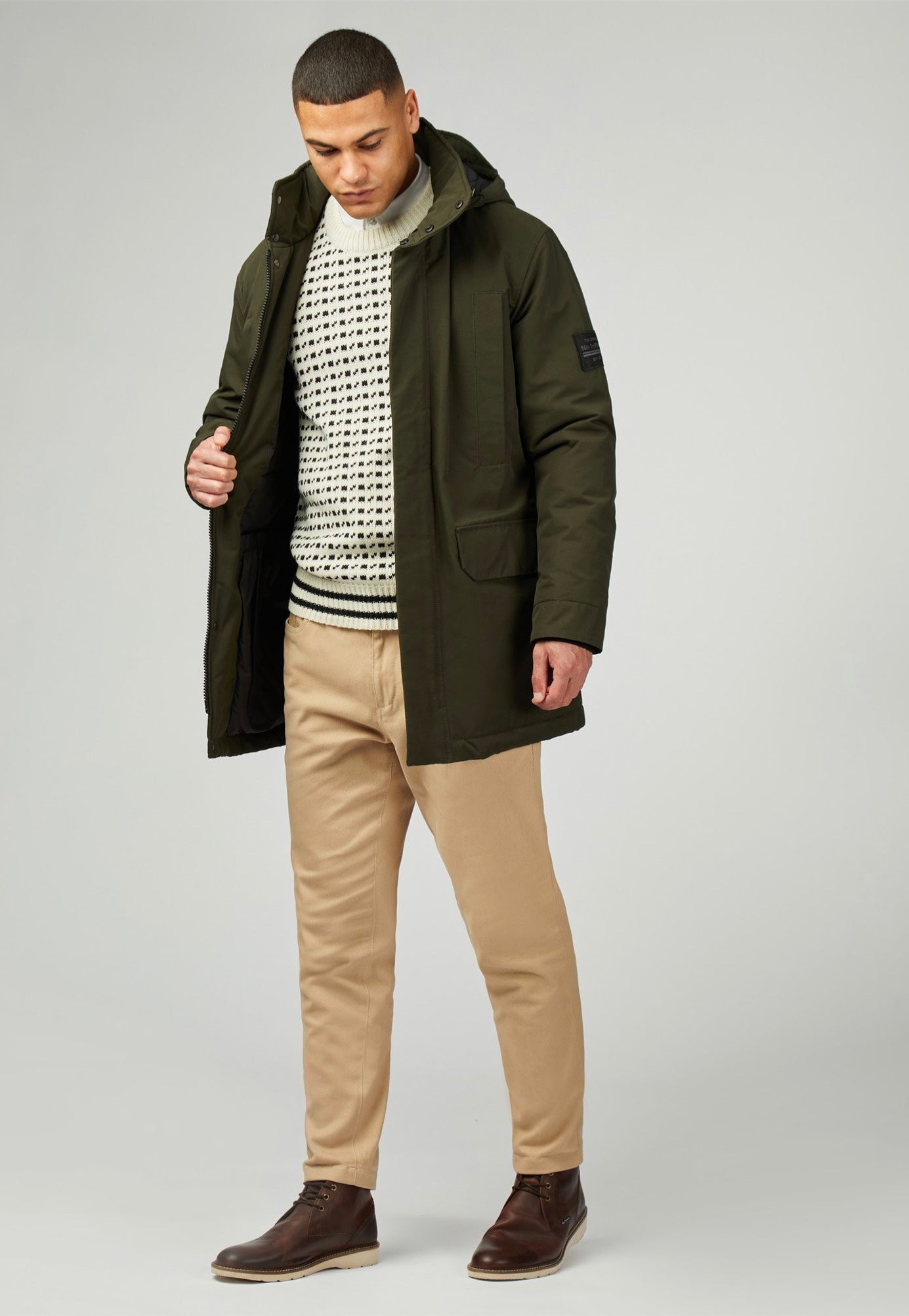 Ben Sherman - Heavy Parka Camouflage - Jacket | Men-Image