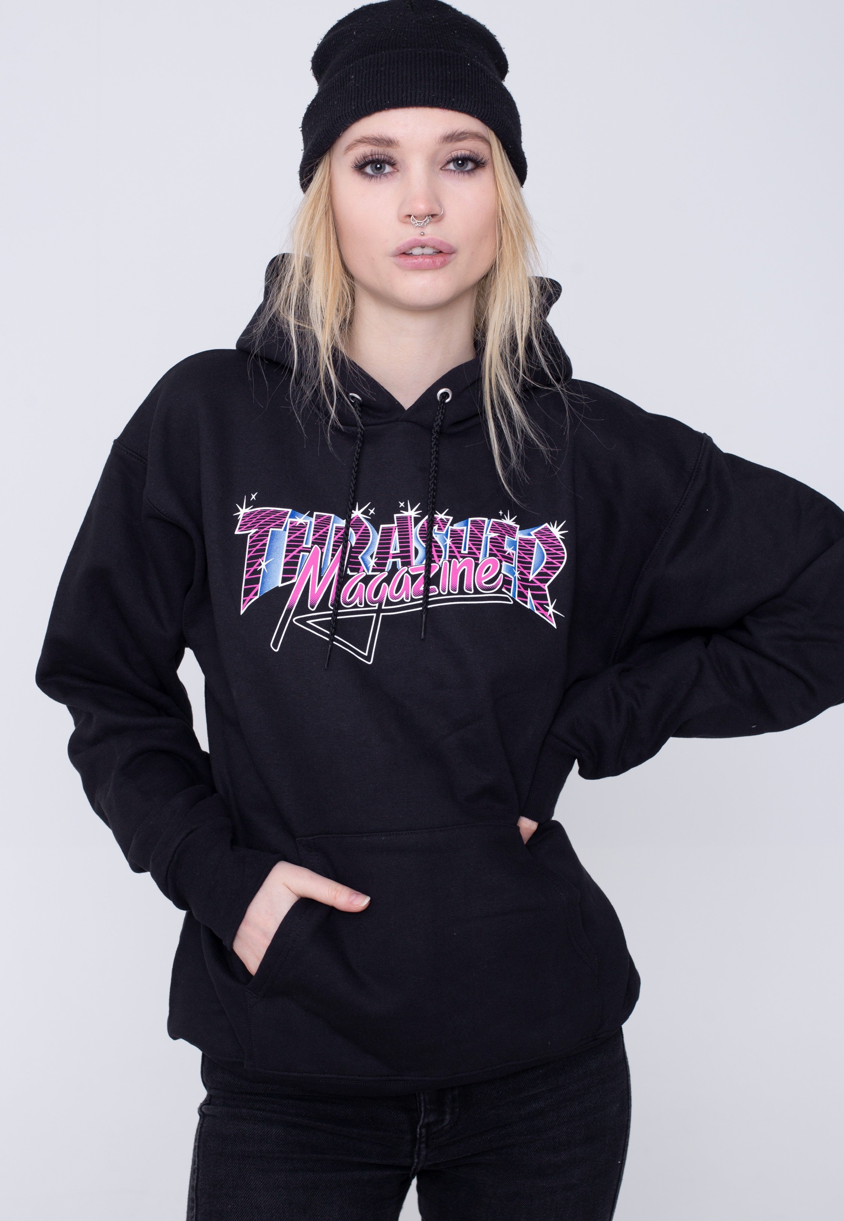 Thrasher - Vice Logo Black - Hoodie | Women-Image