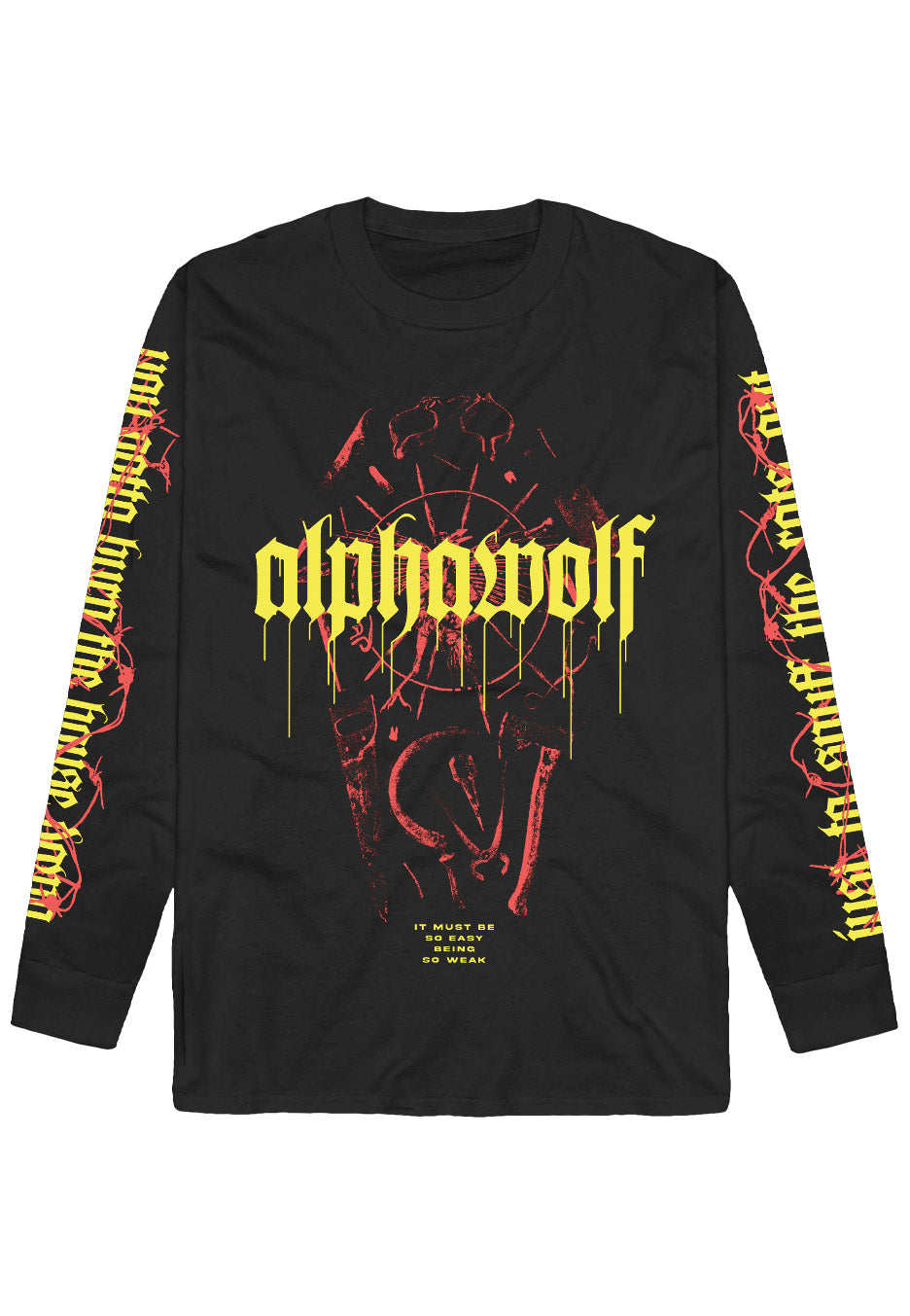 Alpha Wolf - Coffin - Longsleeve | Neutral-Image