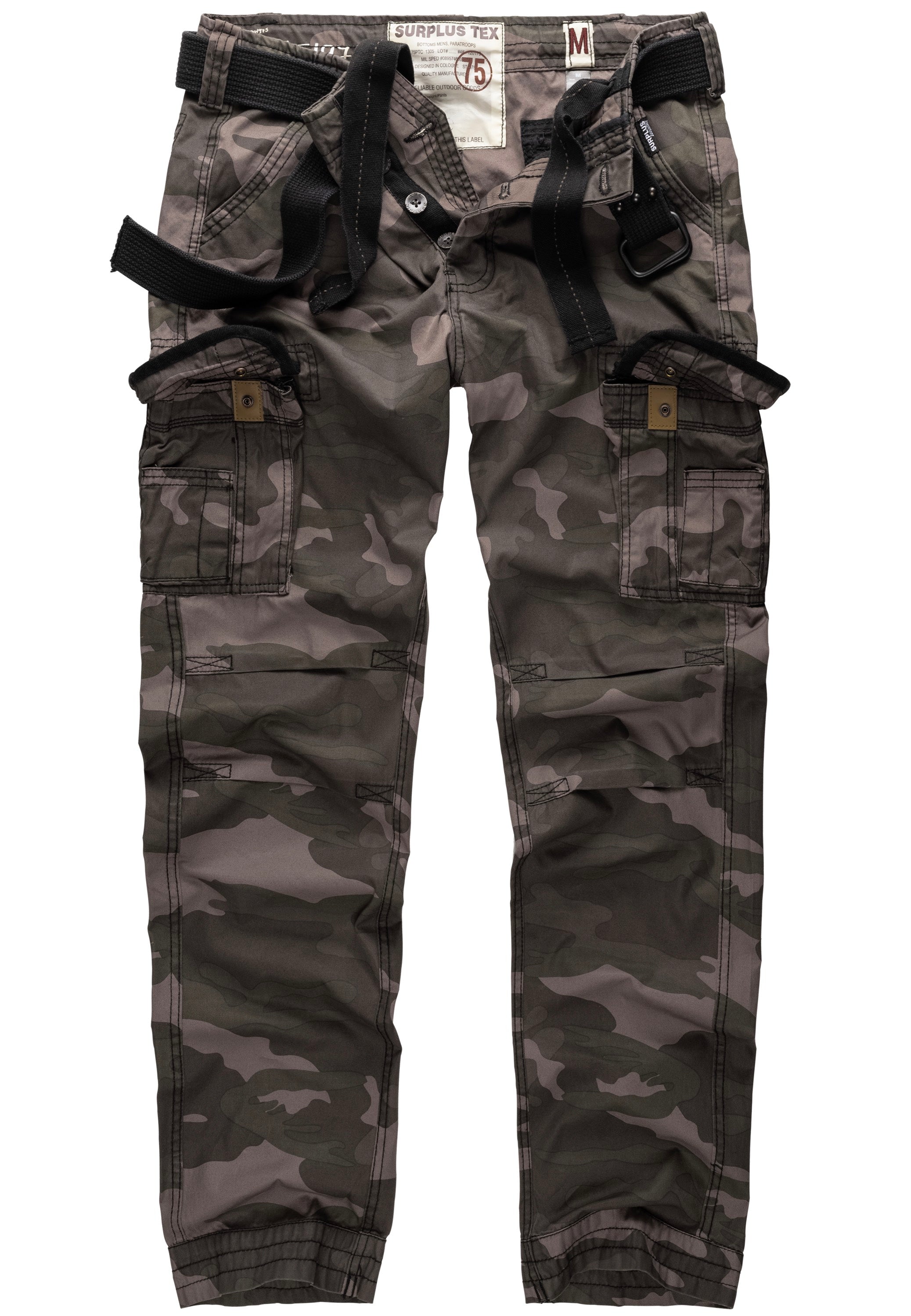 Surplus - Premium Slimmy Black Camo - Pants | Men-Image