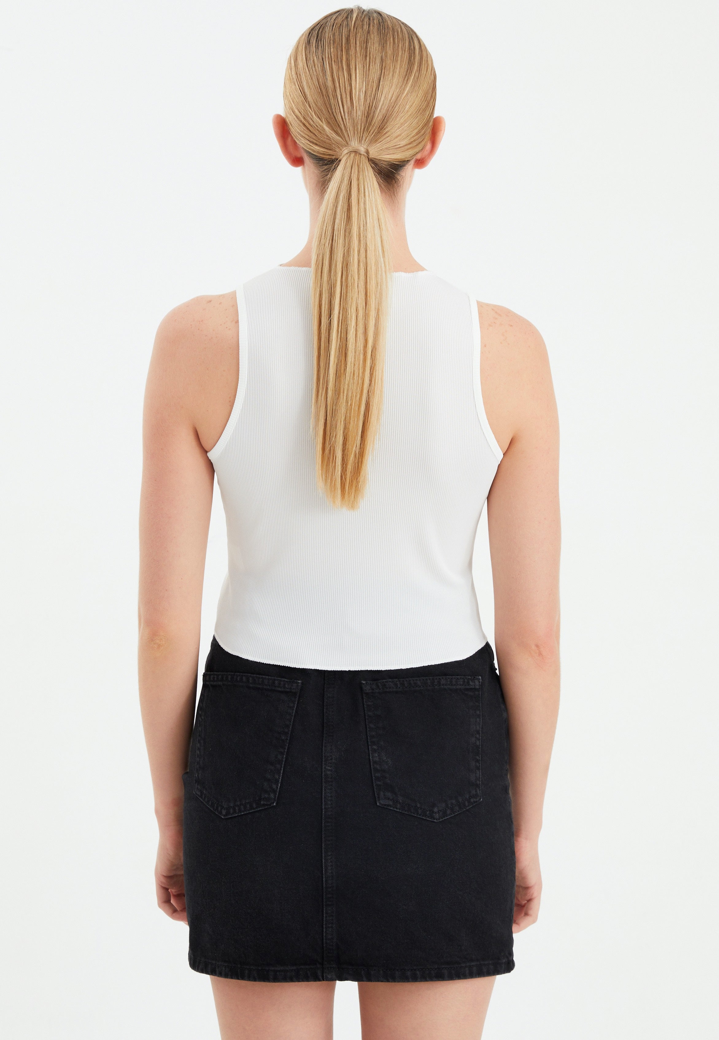 Barbie - Out Of Office White - Top | Women-Image