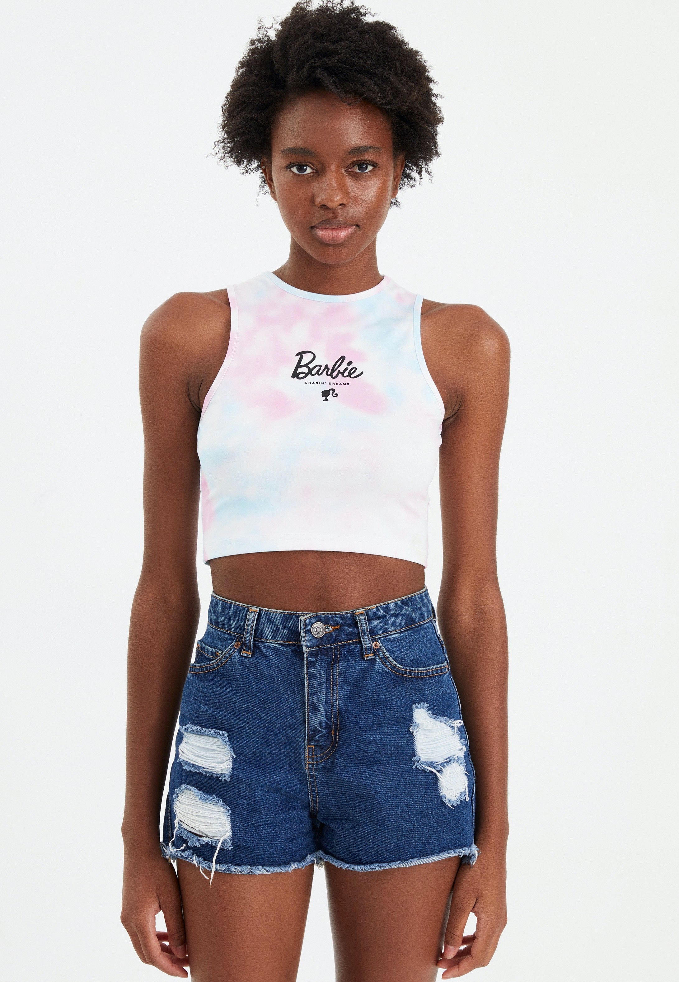 Barbie - Chasin´ Dreams White Crop - Top | Women-Image