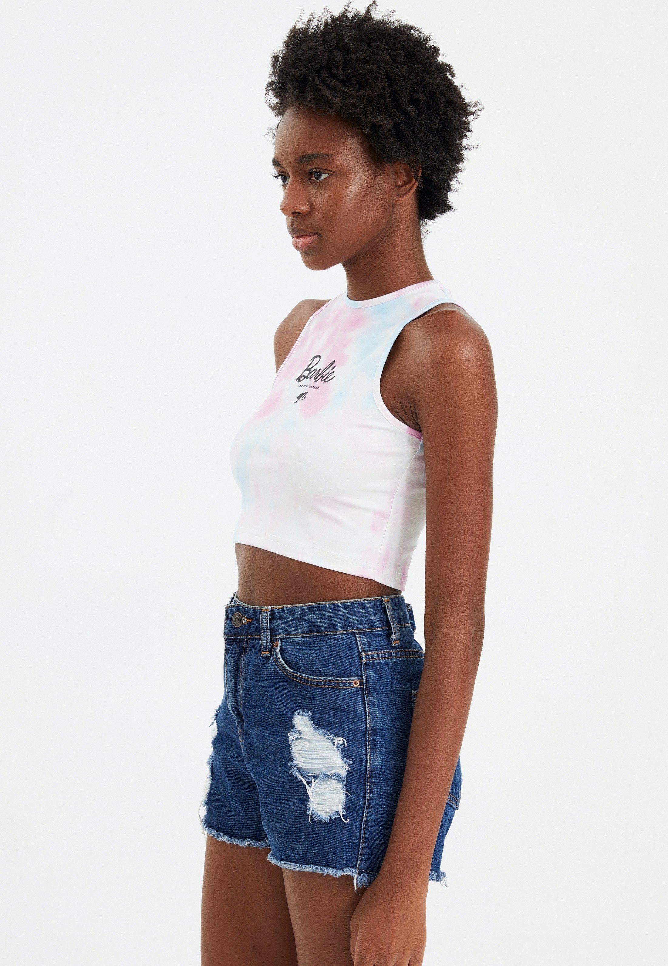 Barbie - Chasin´ Dreams White Crop - Top | Women-Image