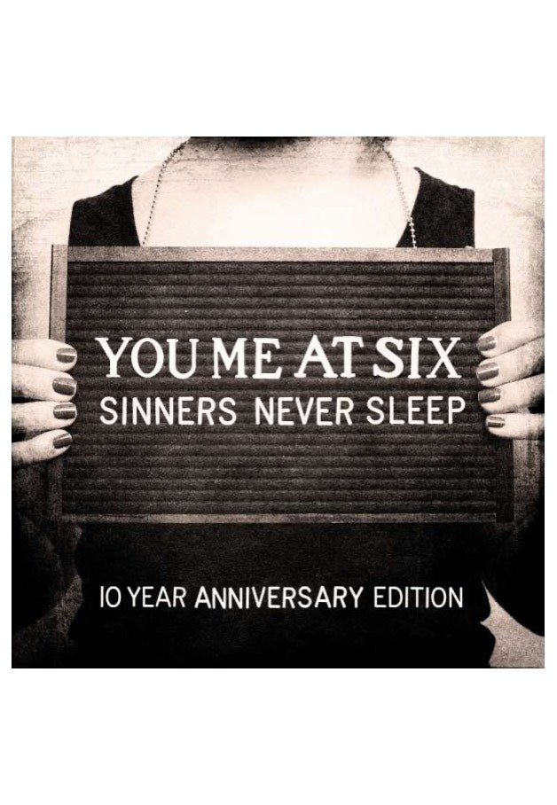 You Me At Six - Sinners Never Sleep 10 Year Anniversary Deluxe Edition - 3 CD | Neutral-Image