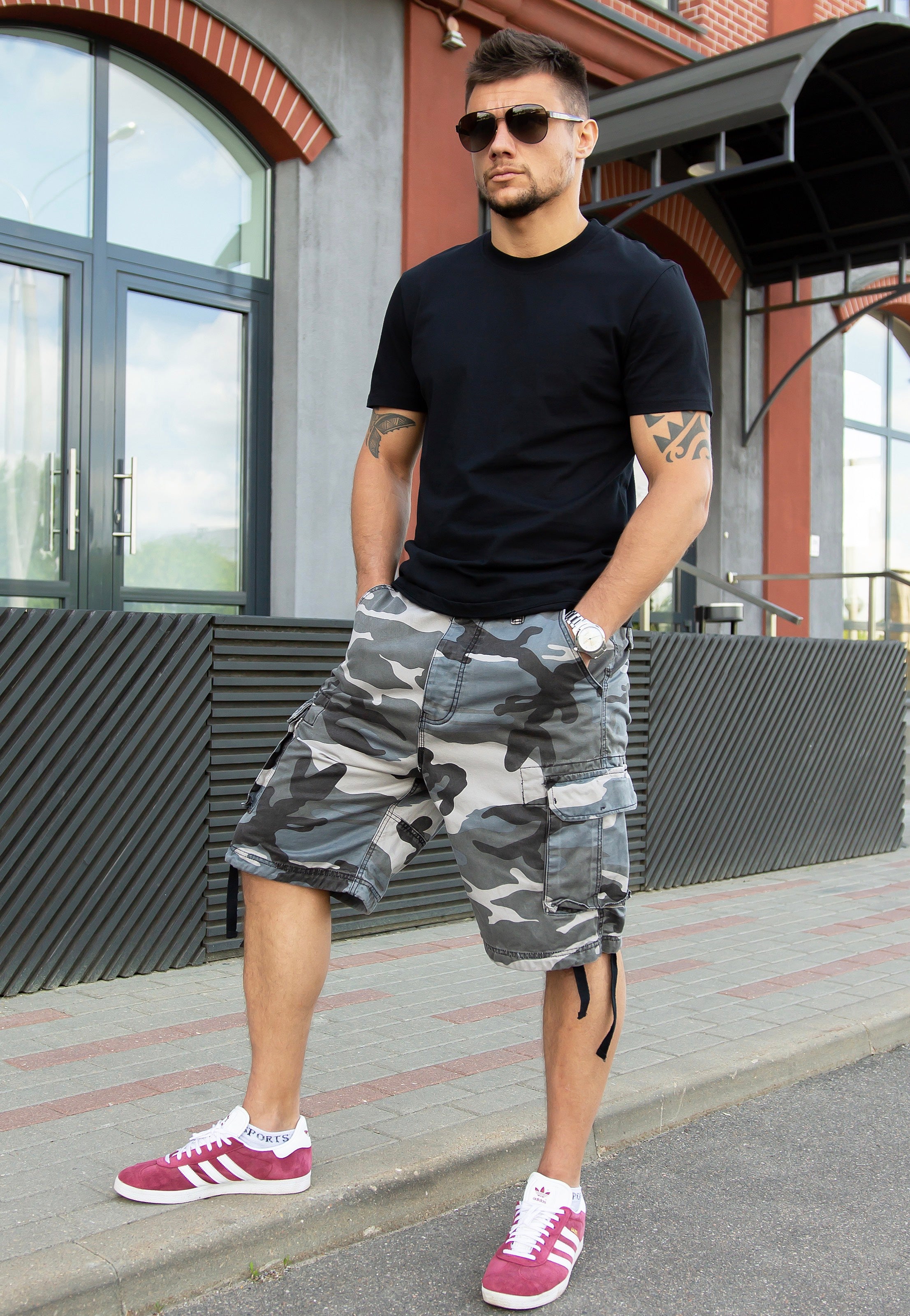 Surplus - Vintage Washed Night Camo - Shorts | Men-Image