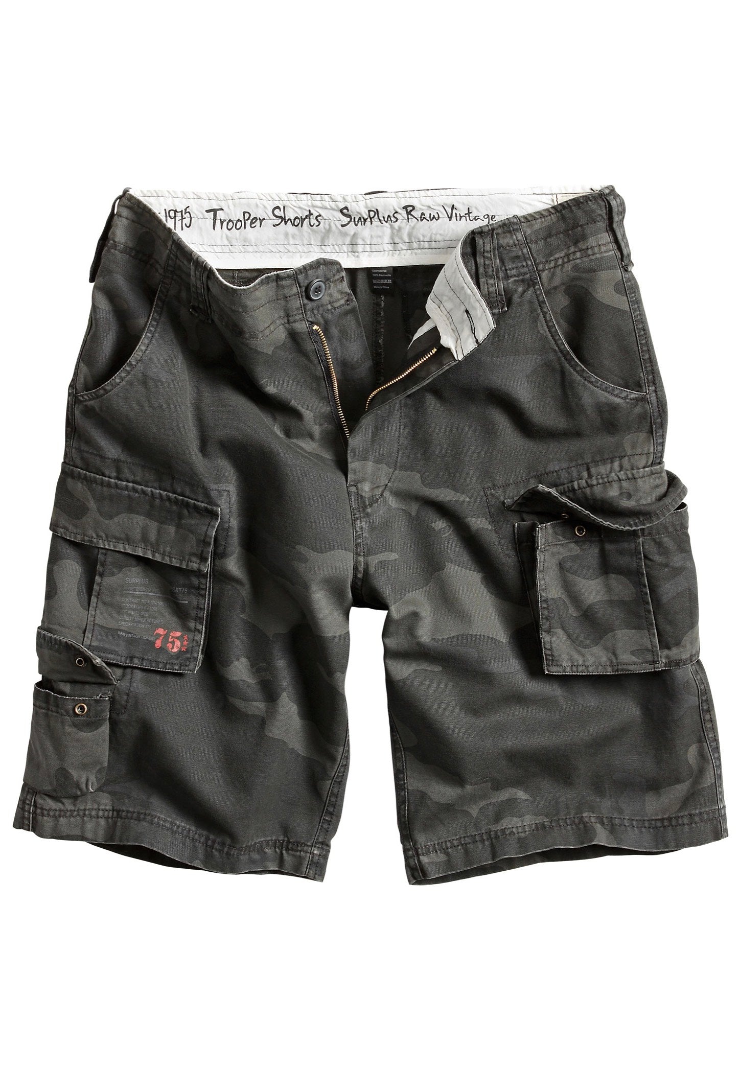 Surplus - Trooper Black Camo - Shorts | Men-Image