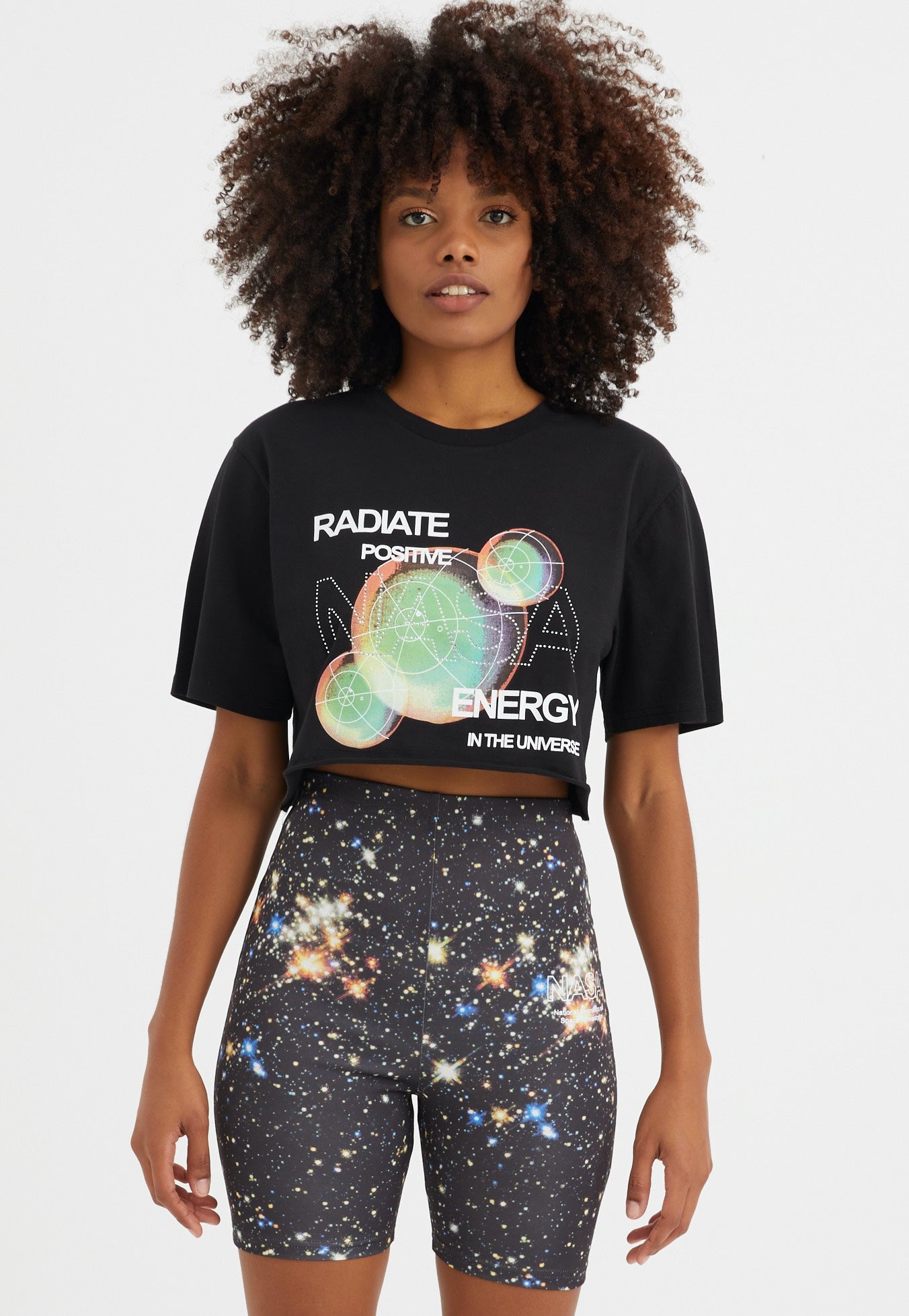 NASA - Solar Energy Oversized Cropped - T-Shirt | Women-Image