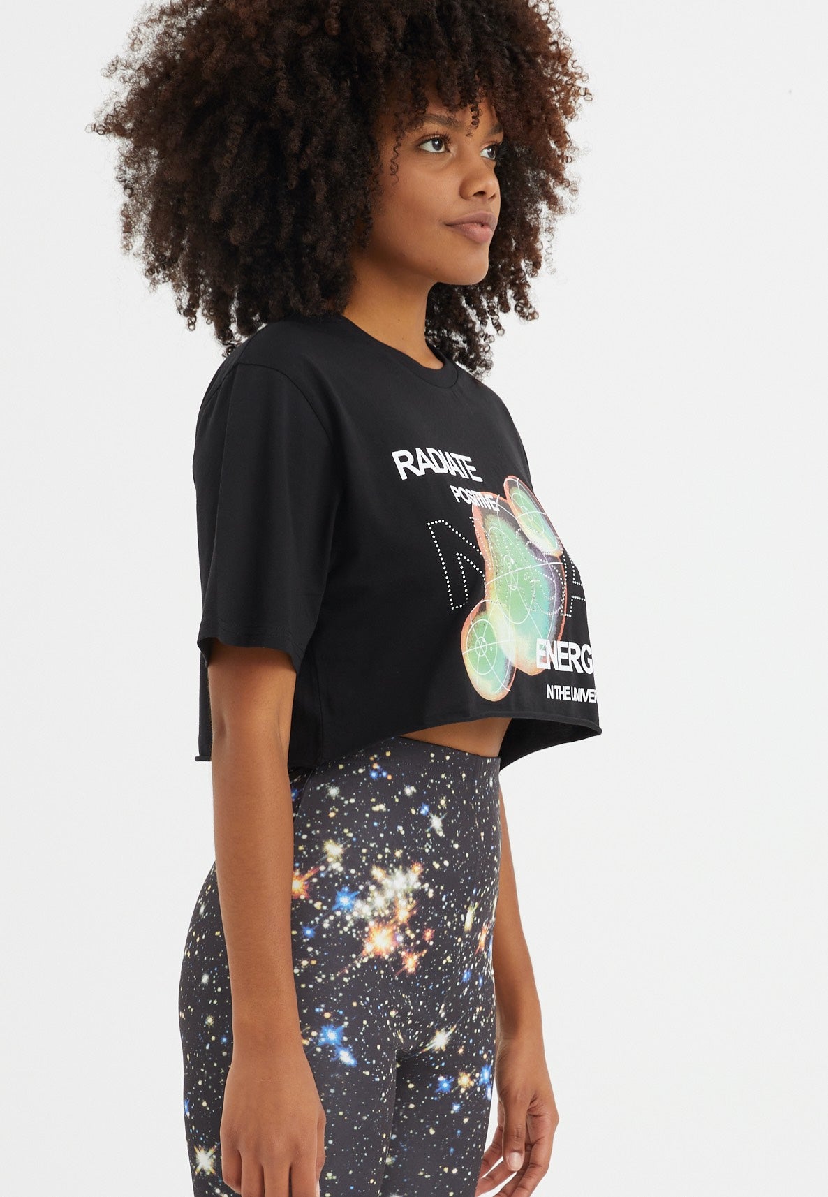 NASA - Solar Energy Oversized Cropped - T-Shirt | Women-Image