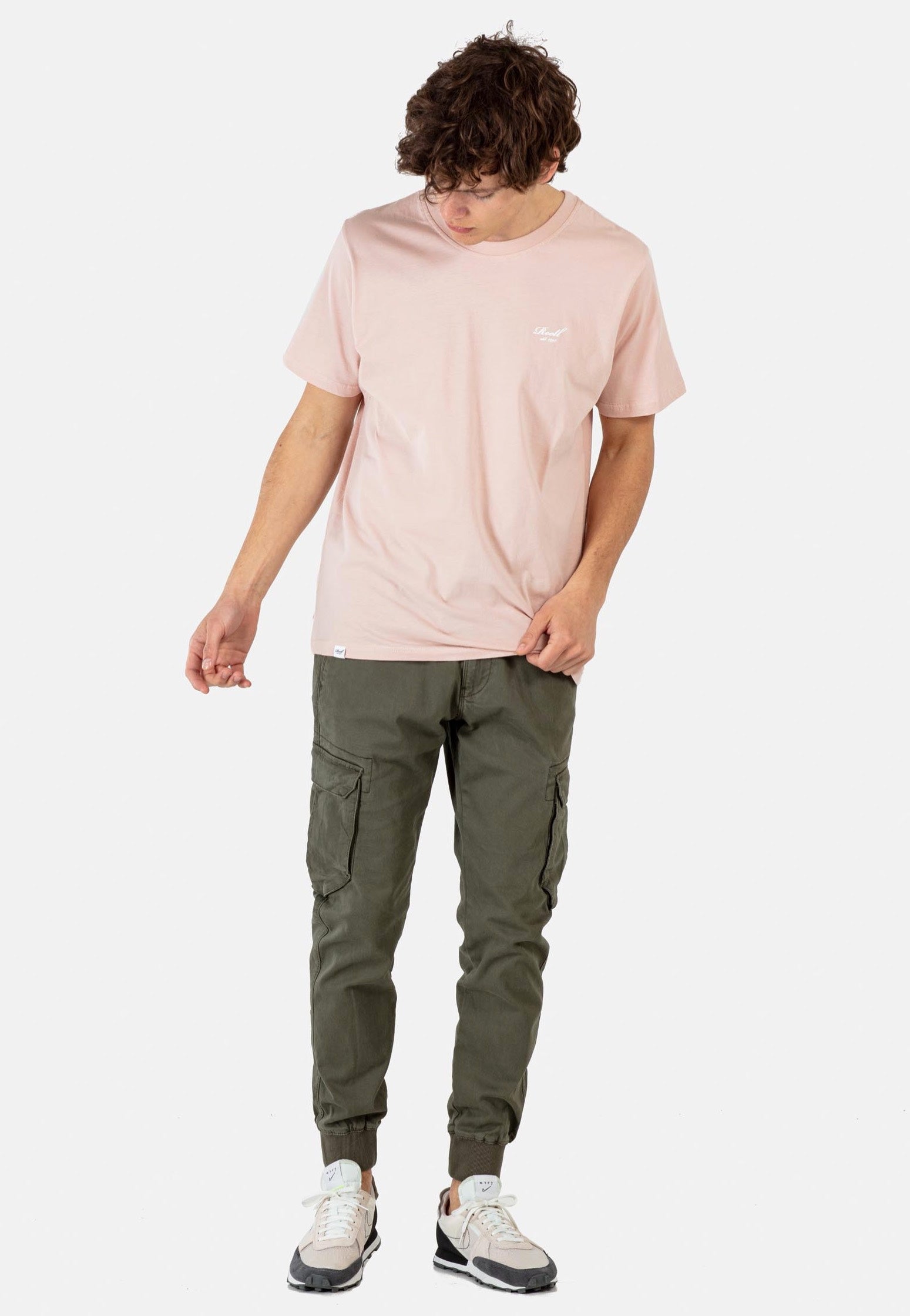 REELL - Reflex Rib Cargo Olive - Pants | Men-Image