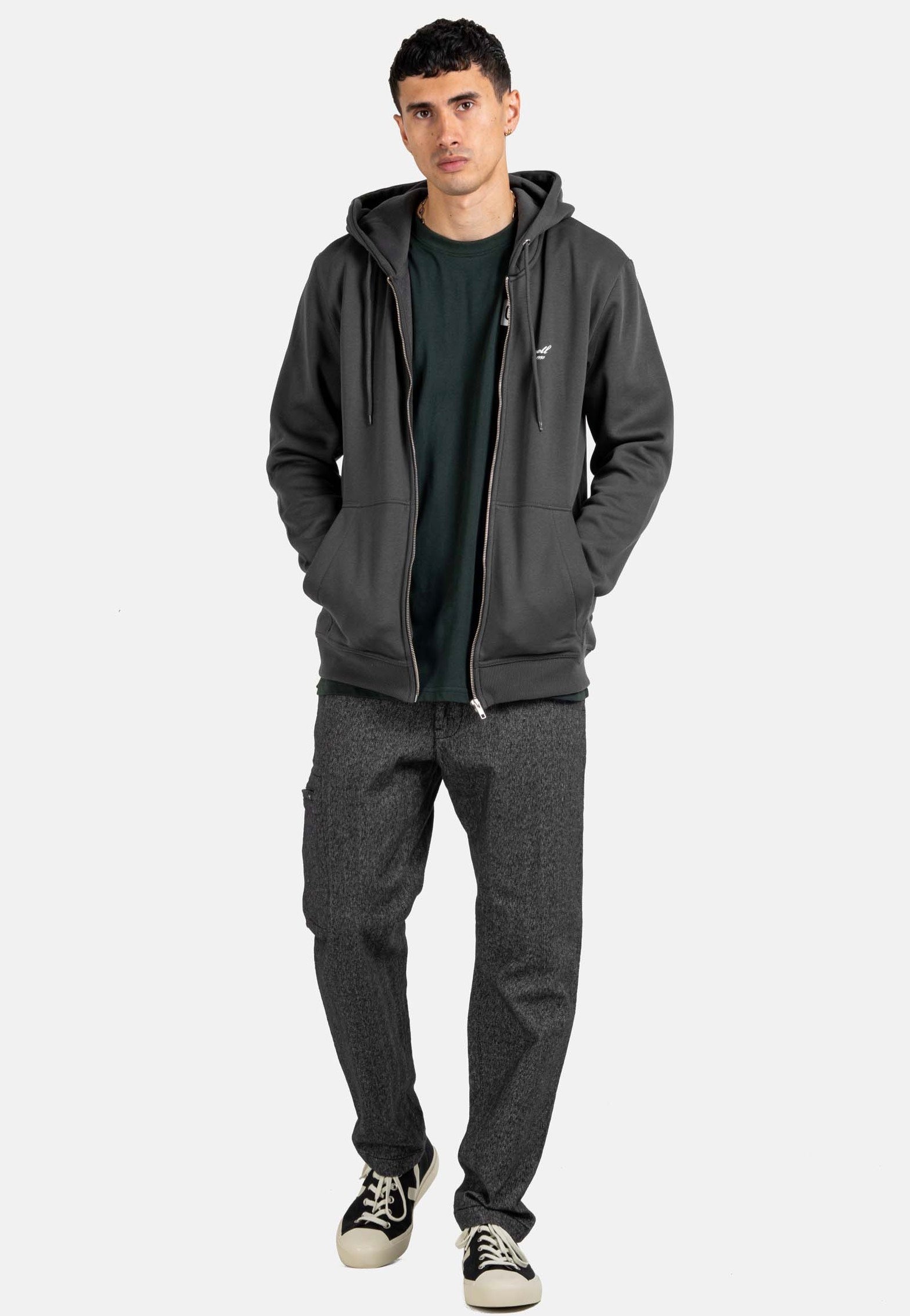 REELL - Staple Logo Vulcan Grey - Zipper | Men-Image