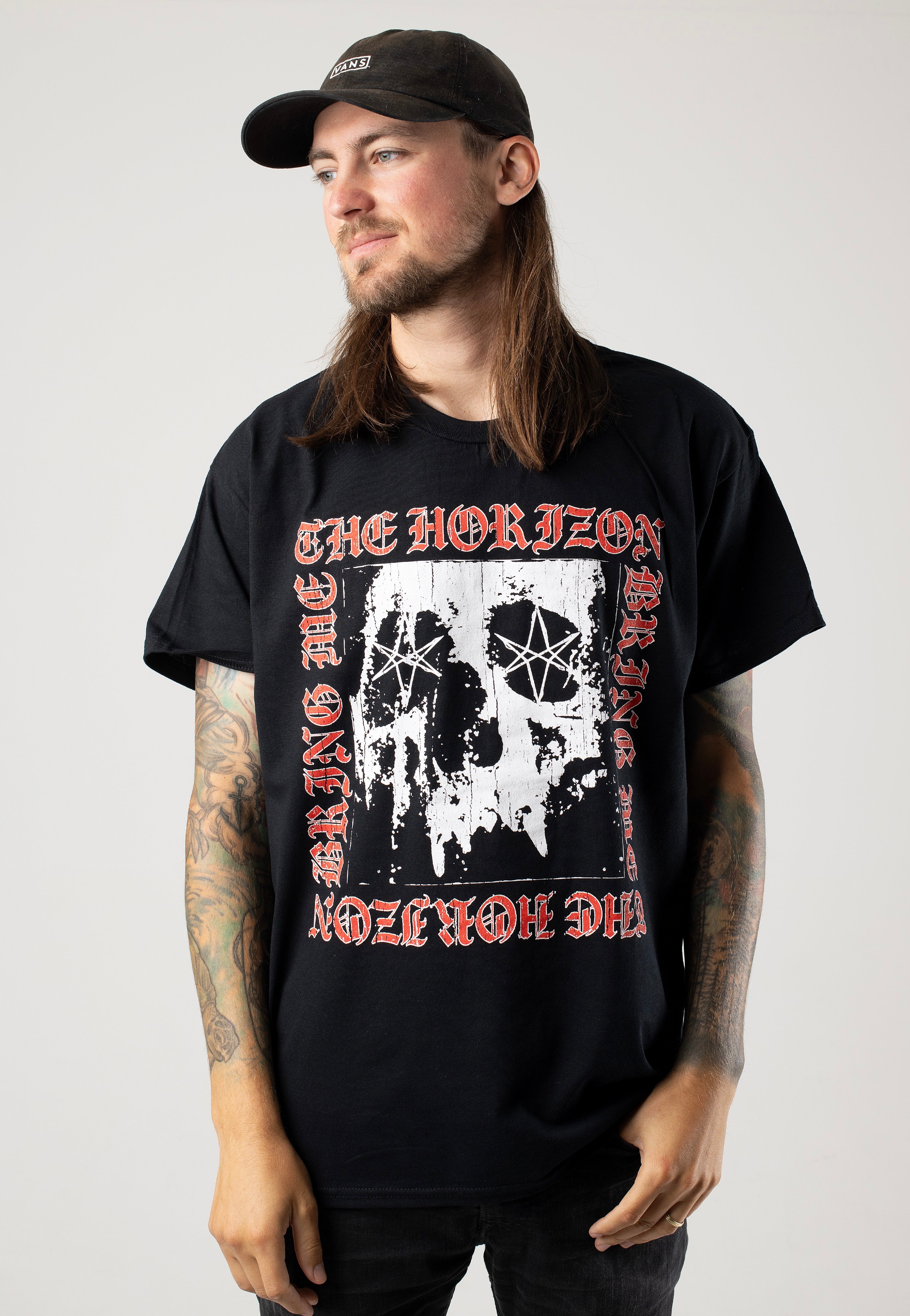 Bring Me The Horizon - Metal Logo Skull - T-Shirt | Men-Image