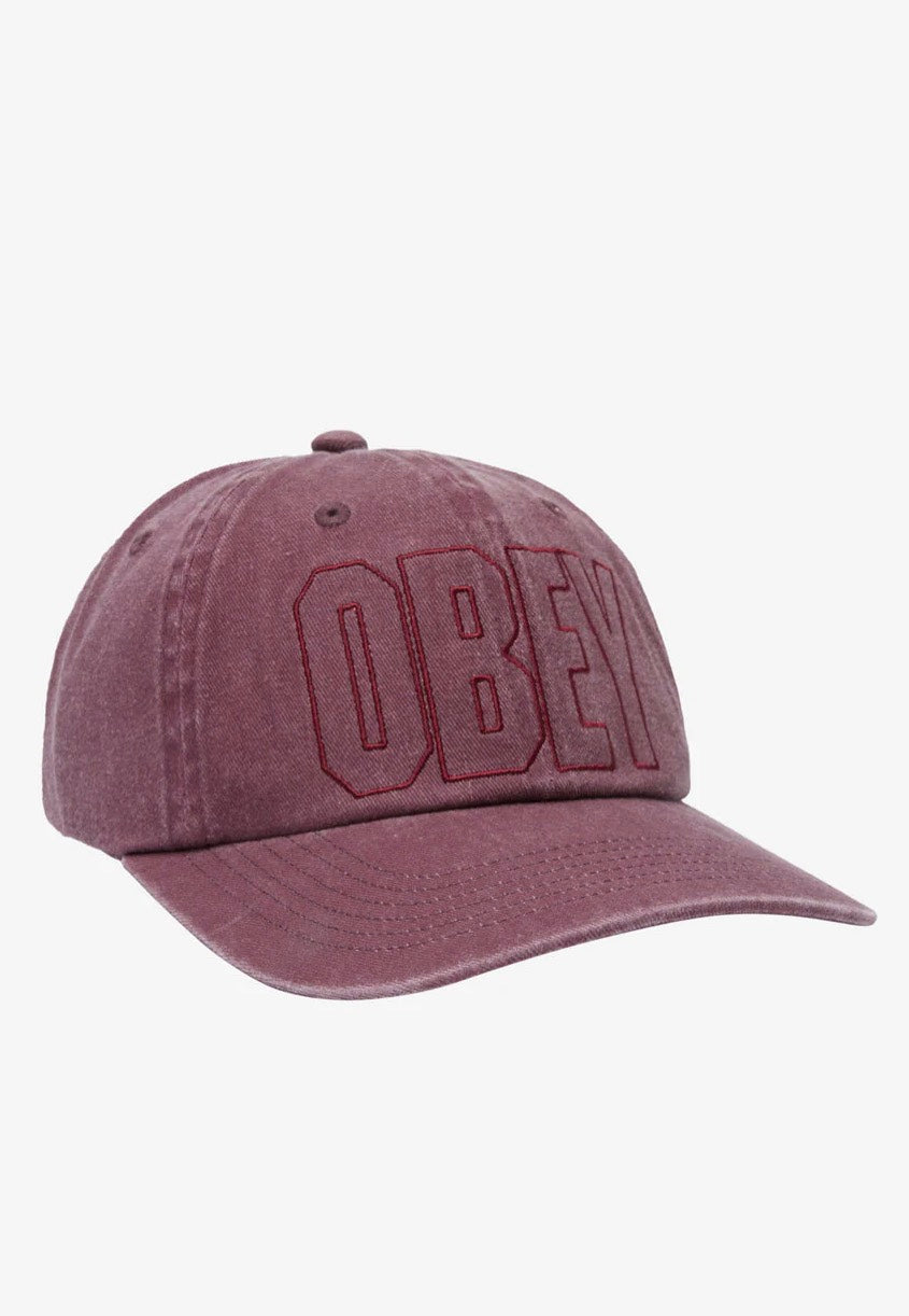 Obey - Pigment Nova Velcro Burgundy - Cap | Neutral-Image