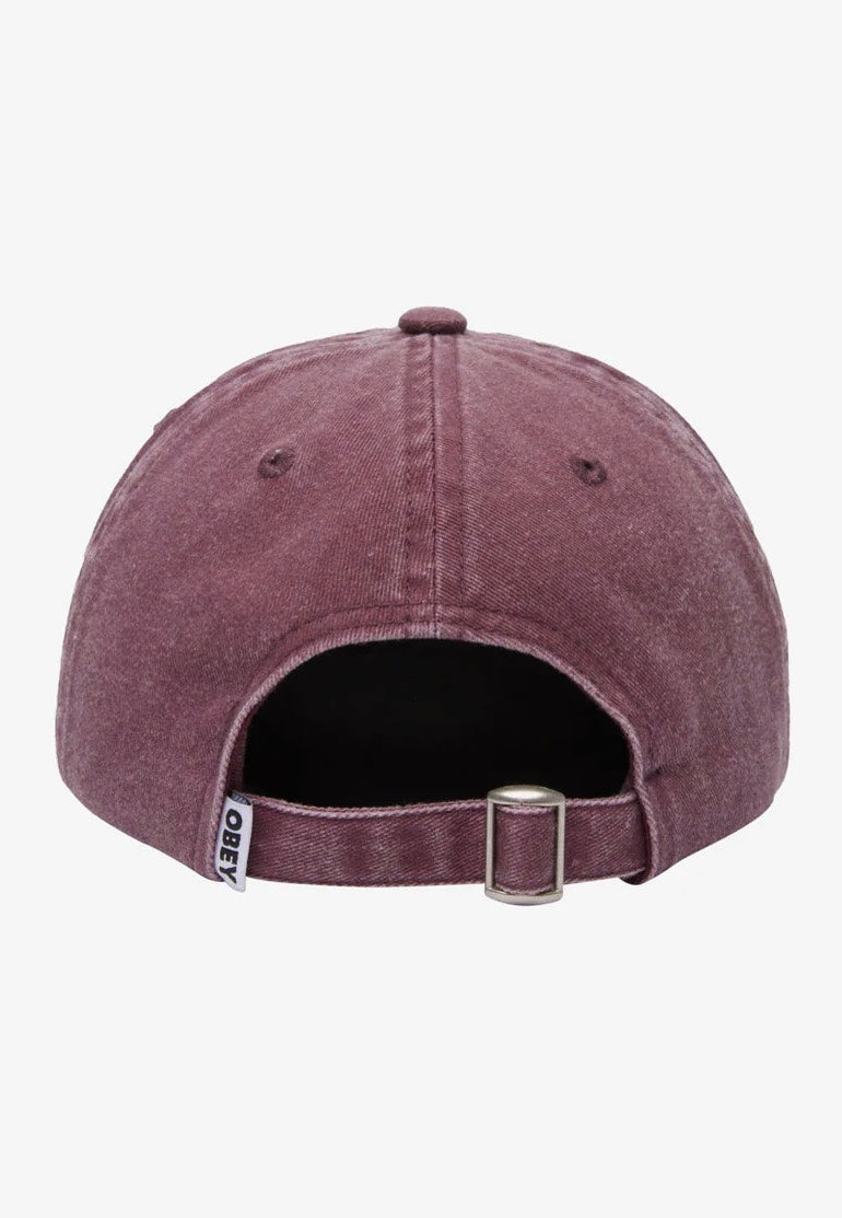 Obey - Pigment Nova Velcro Burgundy - Cap | Neutral-Image