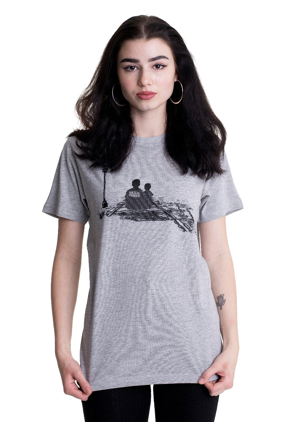 100 Kilo Herz - Laterne Sportsgrey - T-Shirt | Women-Image