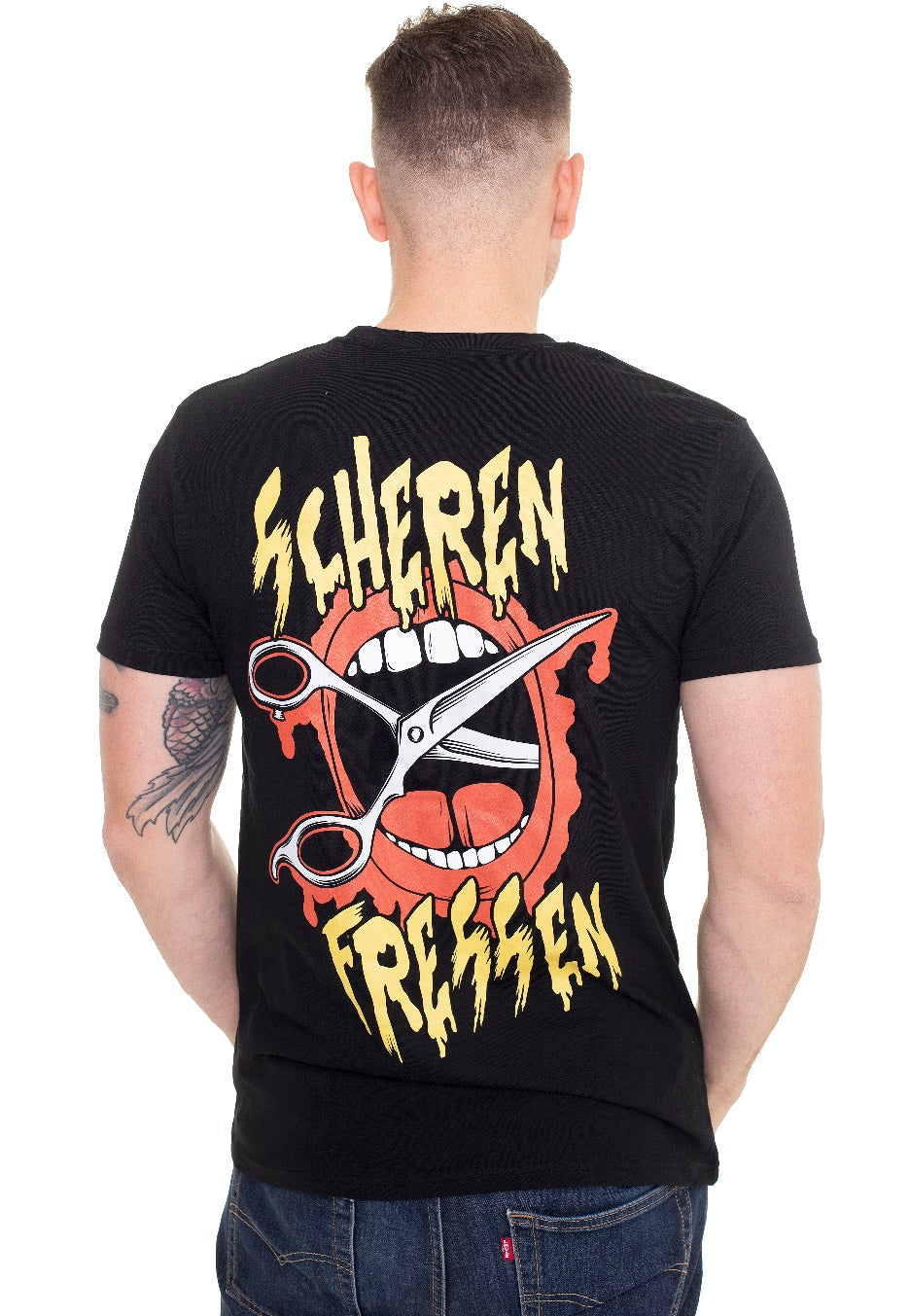 100 Kilo Herz - Scheren Fressen - T-Shirt | Men-Image