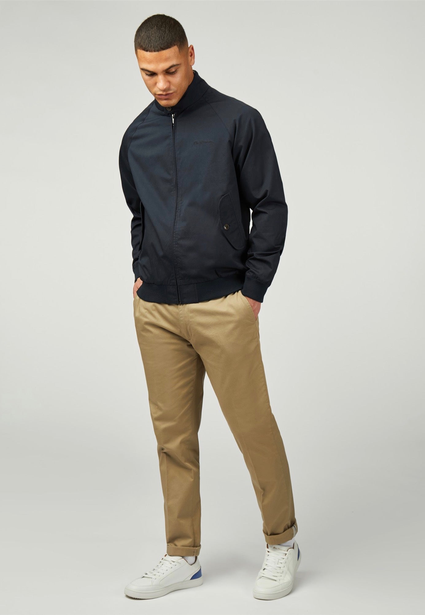 Ben Sherman - Signature Harrington Dark Navy - Jacket | Men-Image