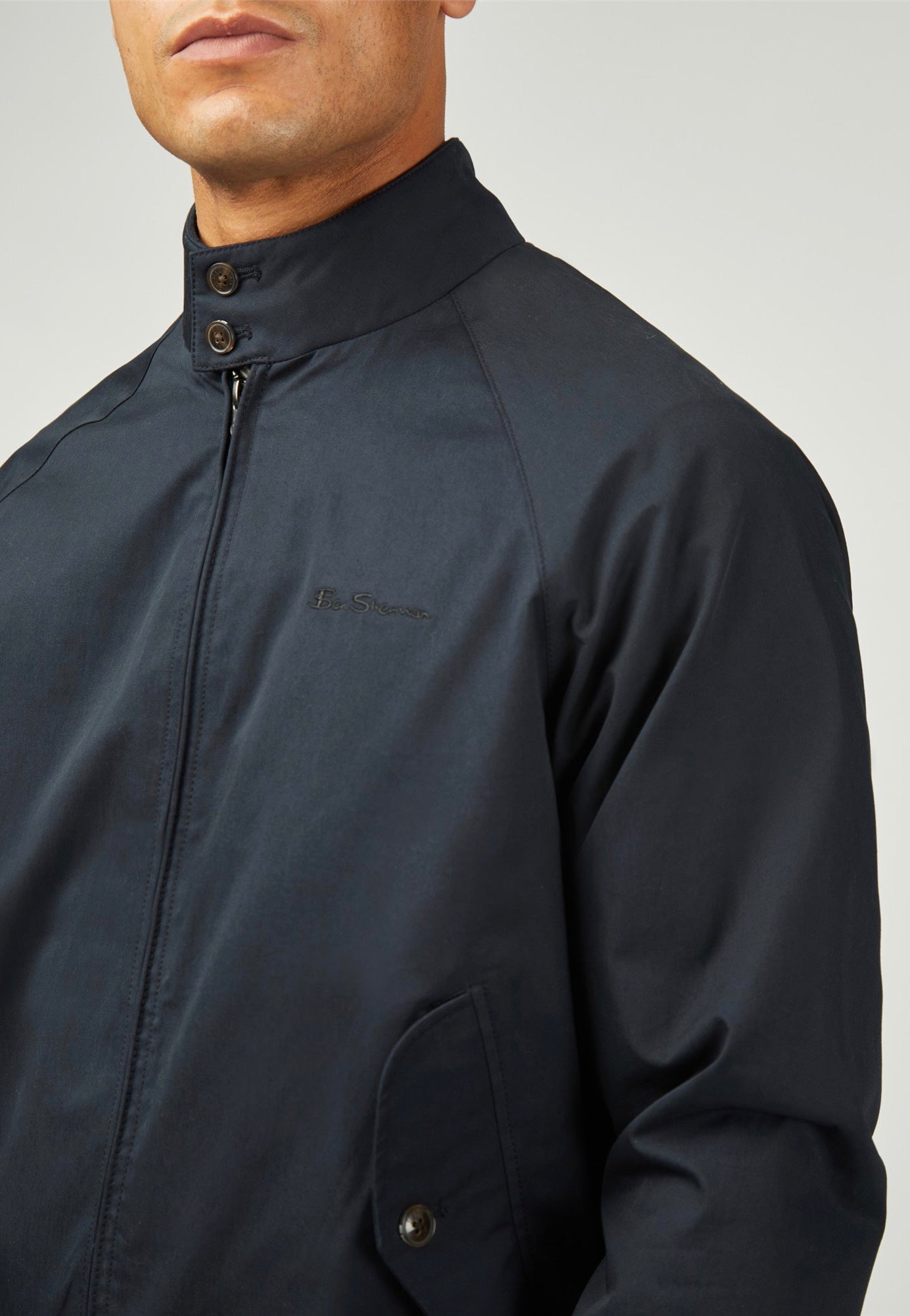 Ben Sherman - Signature Harrington Dark Navy - Jacket | Men-Image