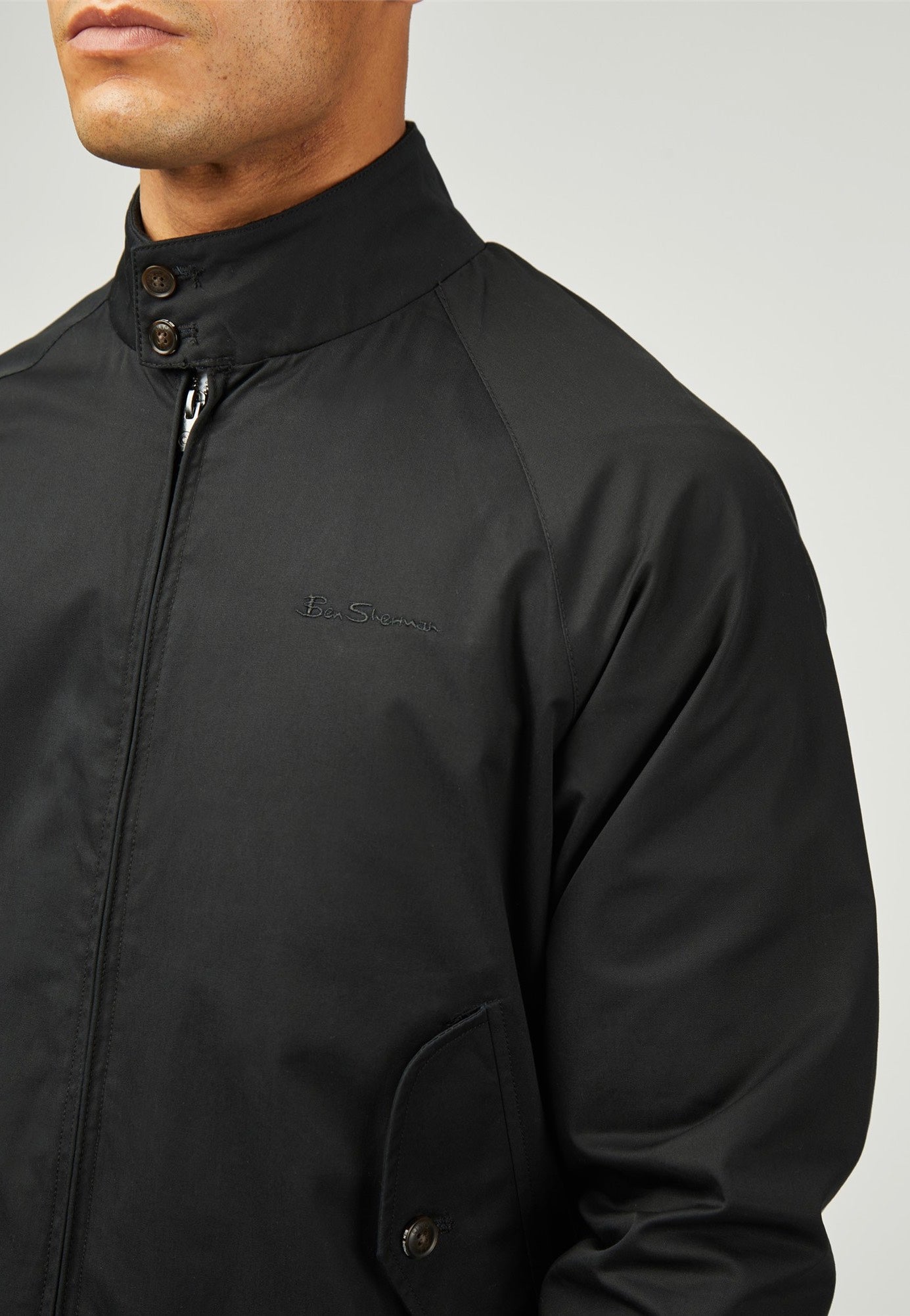 Ben Sherman - Signature Harrington Black - Jacket | Men-Image