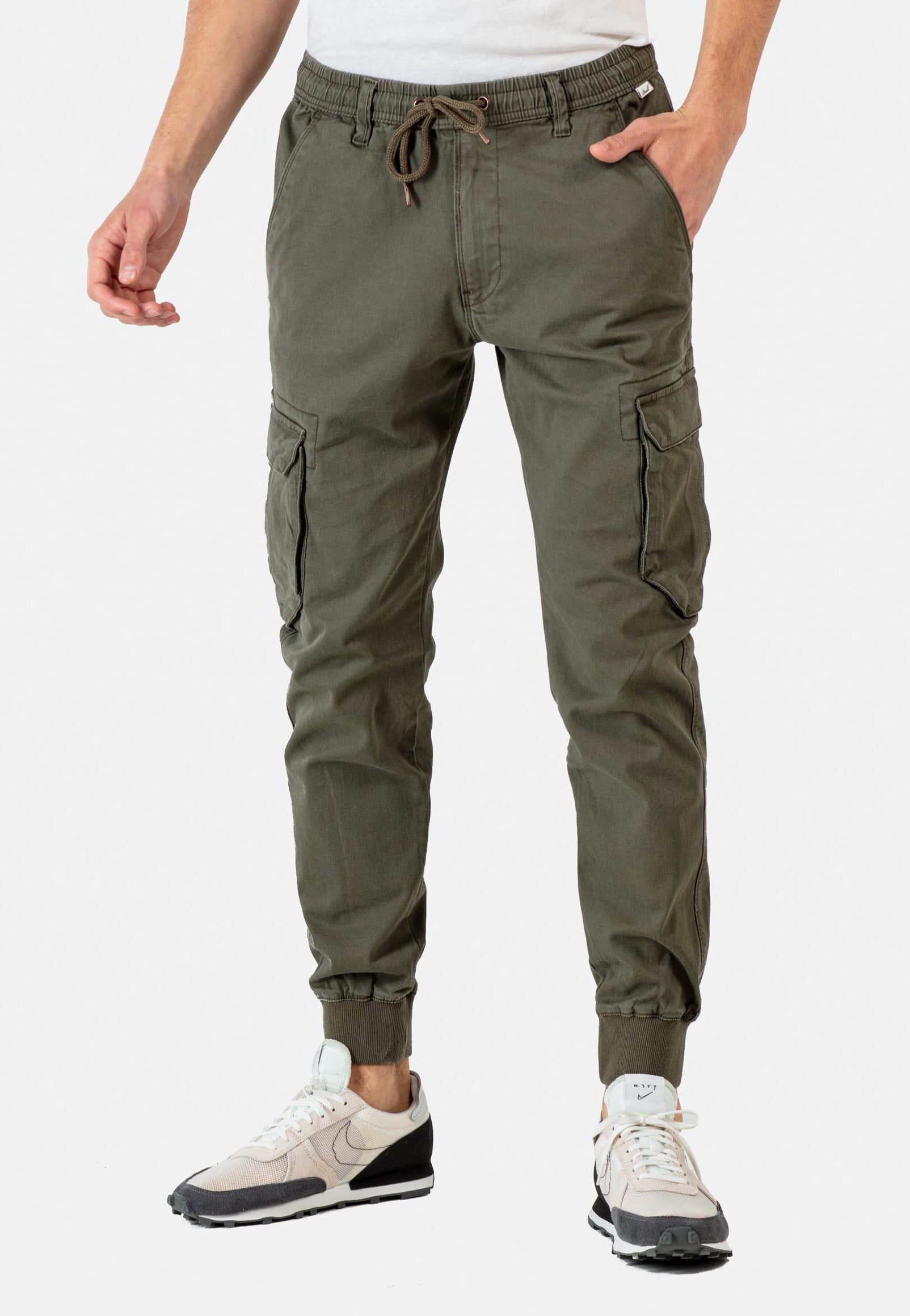 REELL - Reflex Rib Cargo Olive - Pants | Men-Image