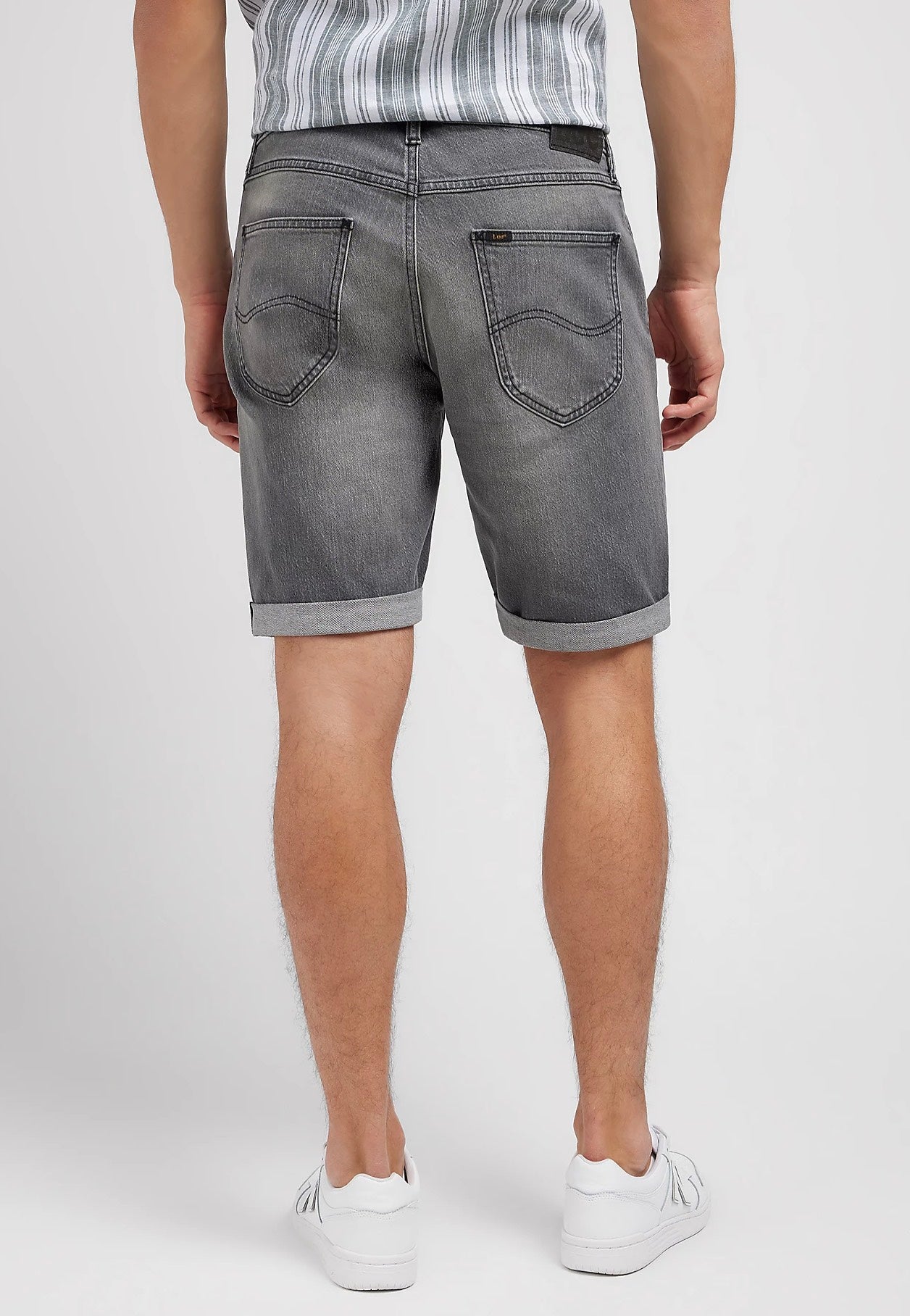 Lee - 5 Pocket Washed Grey - Shorts | Men-Image