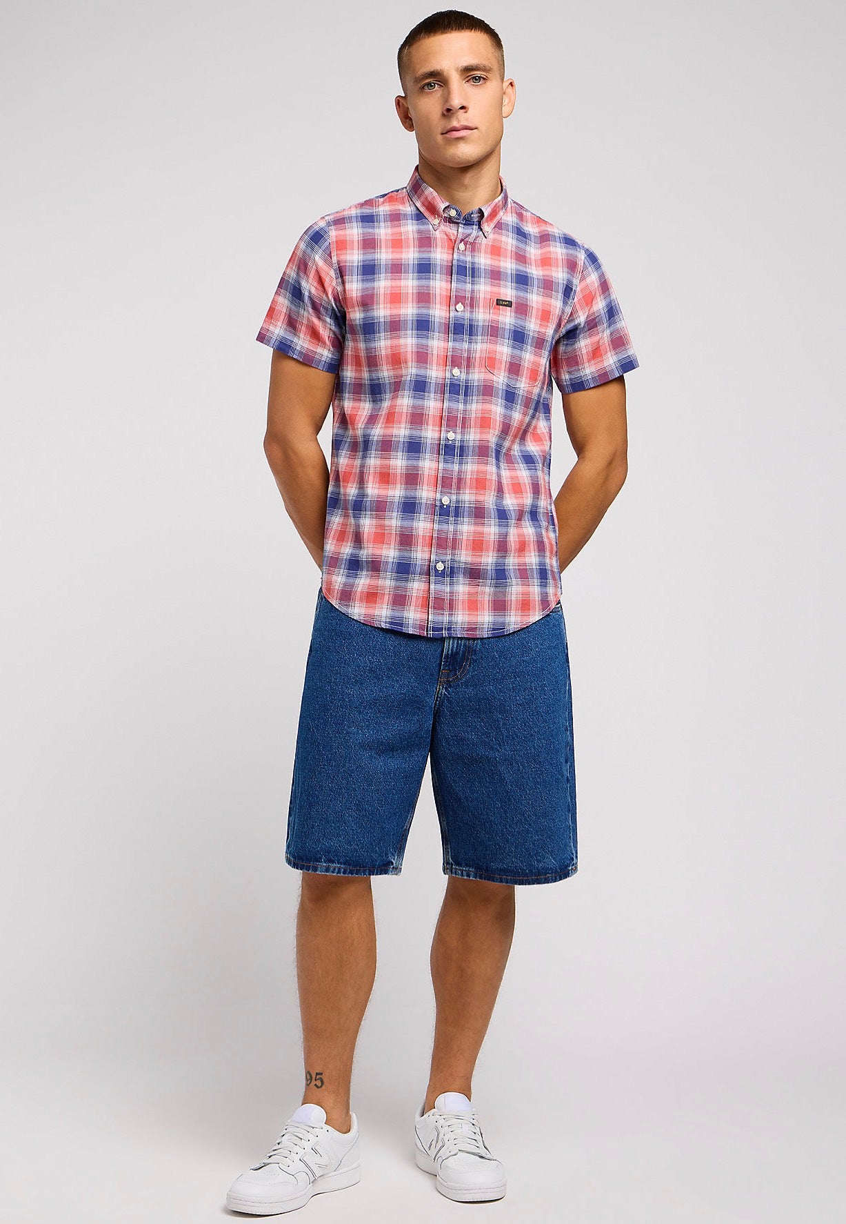 Lee - Asher Mid Stone Wash - Shorts | Men-Image