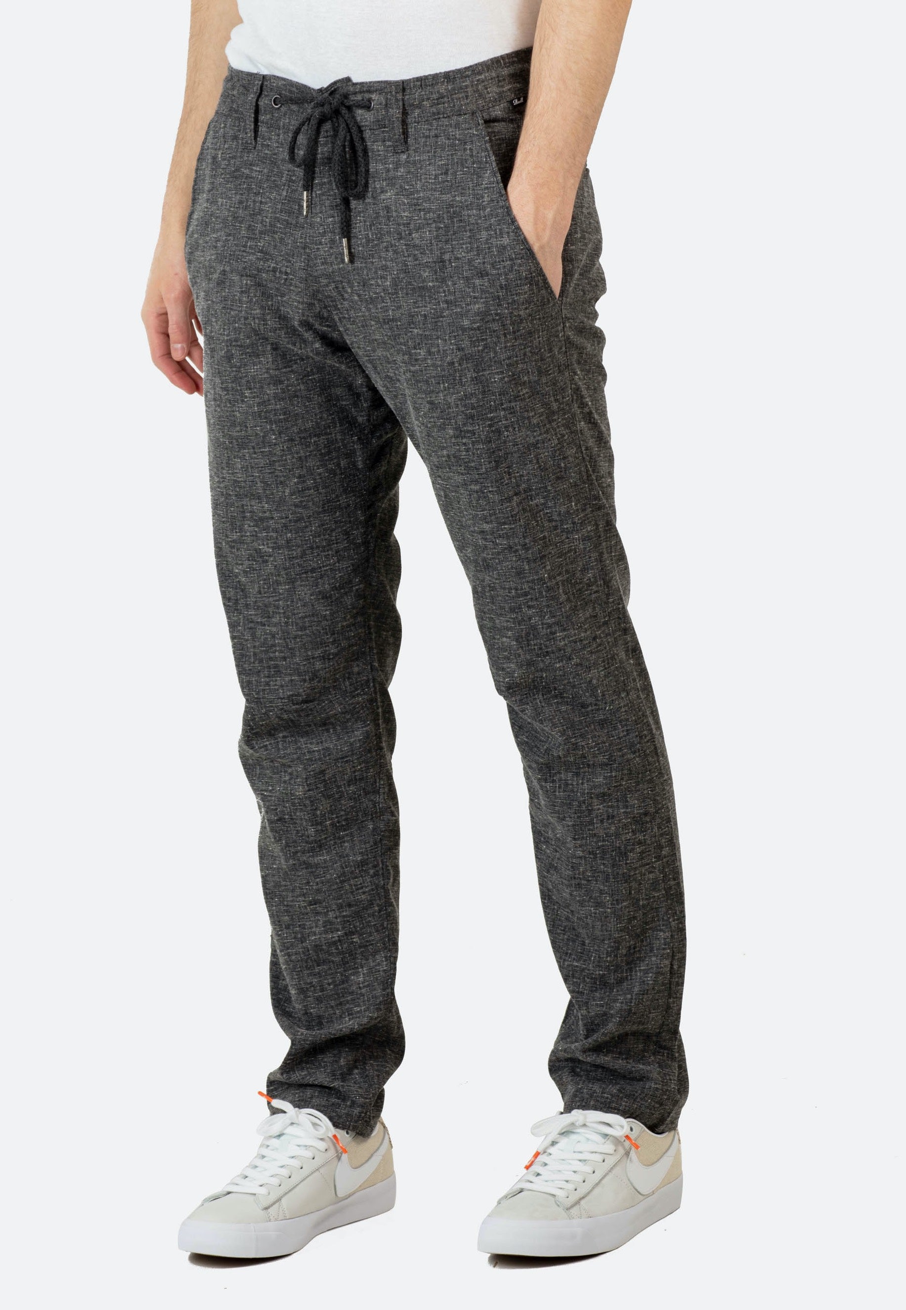 REELL - Reflex Evo Black Linen - Pants | Men-Image