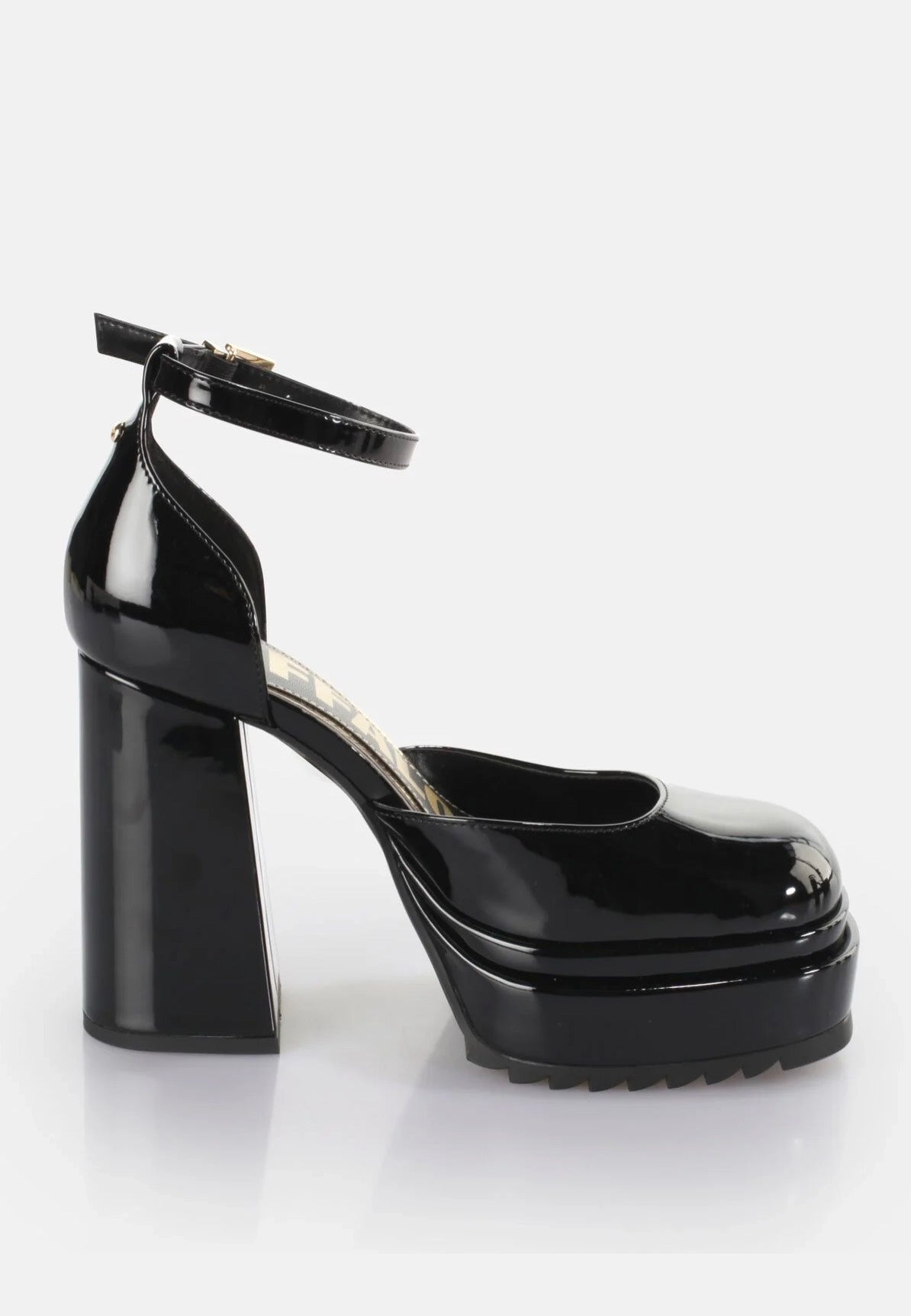 Buffalo - May W Dorsay Vegan Patent Black - Heels | Women-Image