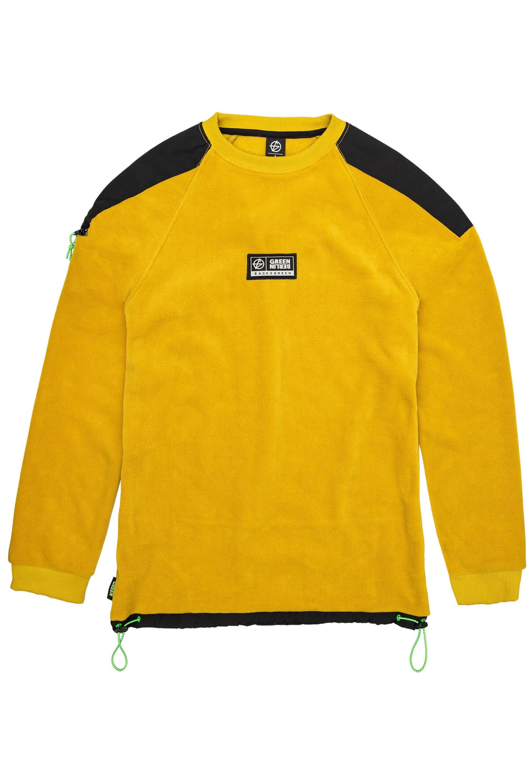 Green Berlin - Back2Fleece Golden Palm - Sweater | Men-Image