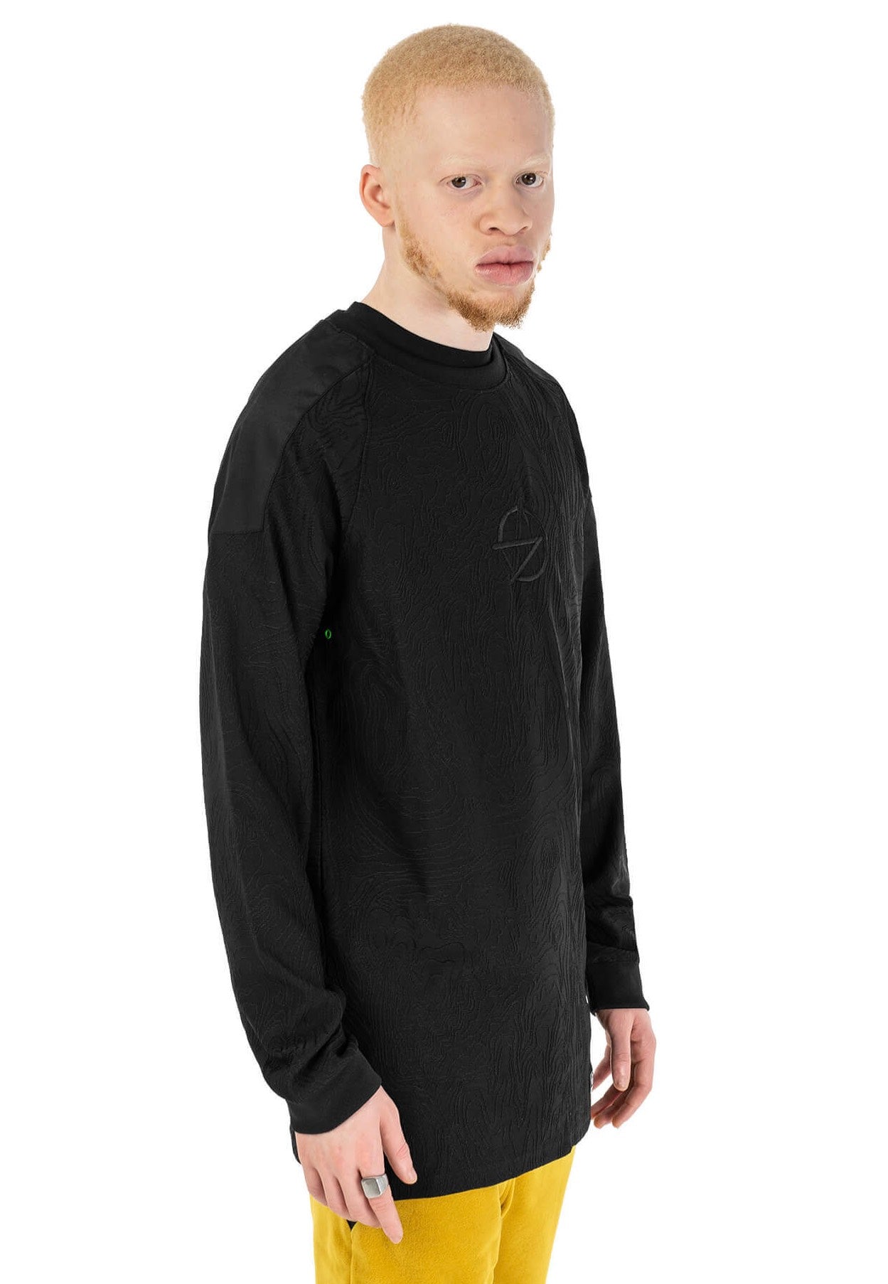 Green Berlin - Jacquard Black - Longsleeve | Men-Image