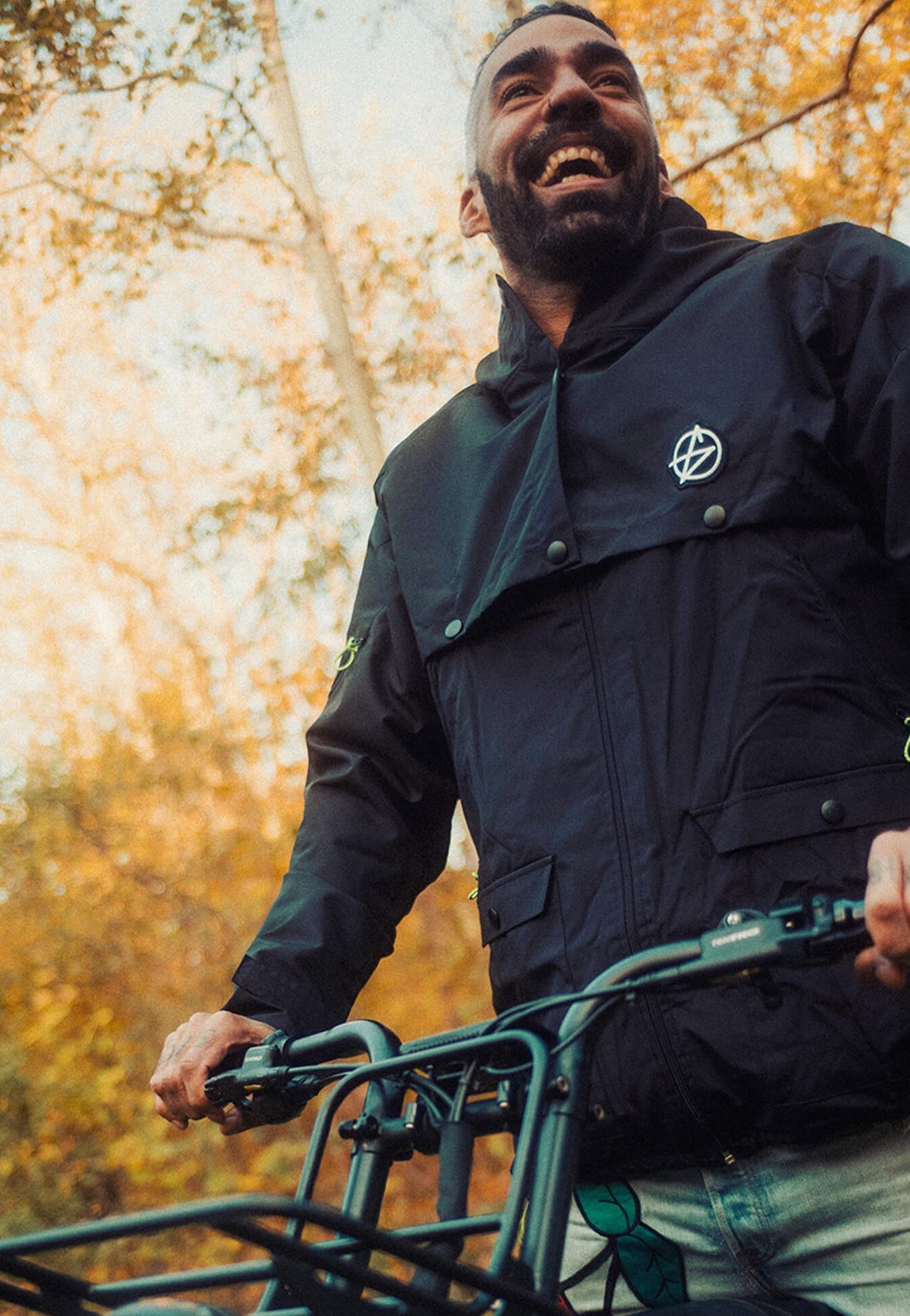 Green Berlin - Govest Rain Black - Jacket | Men-Image