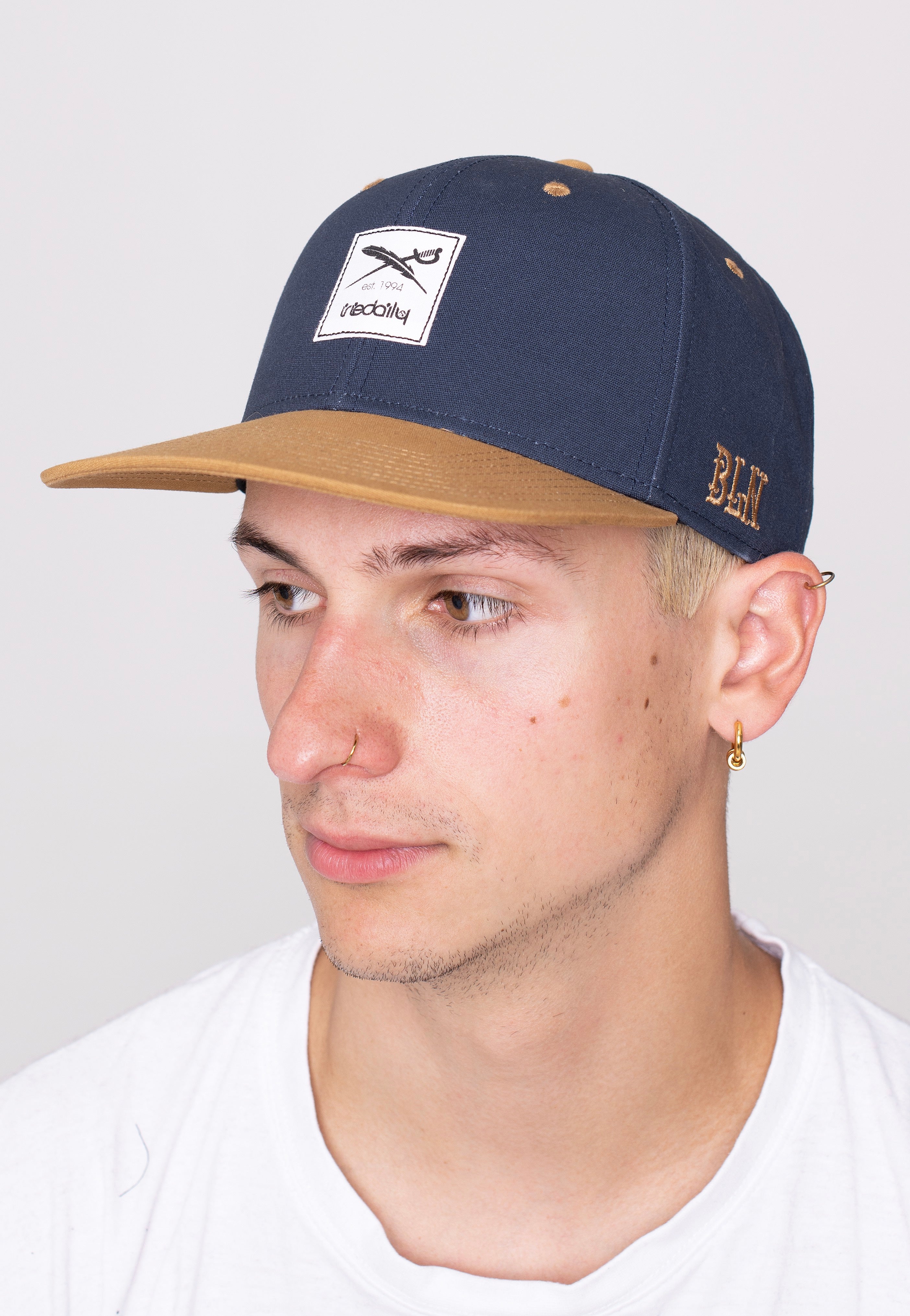 Iriedaily - Daily Contra Navy Brown - Cap | Neutral-Image