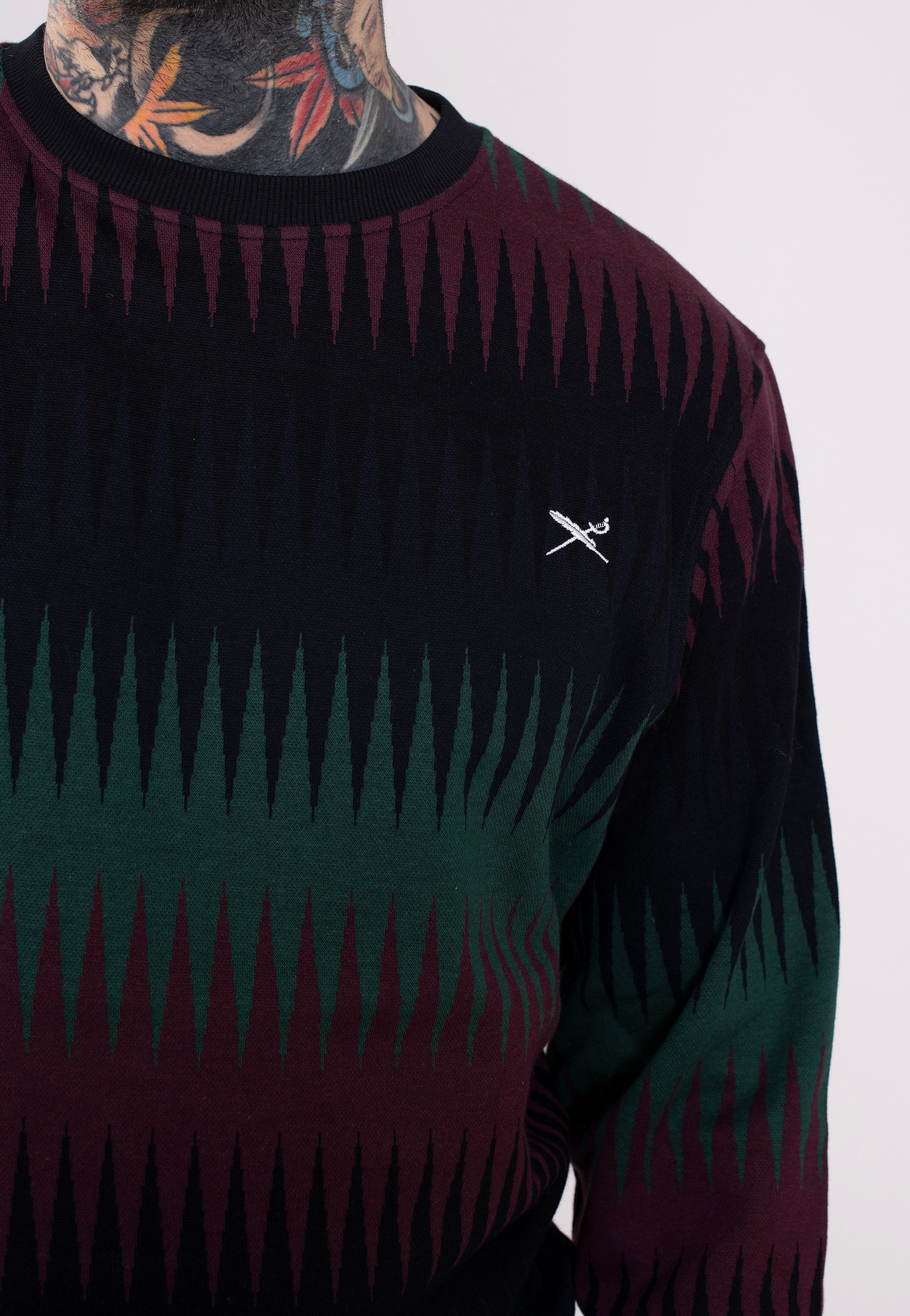 Iriedaily - Vintachi Black Red - Sweater | Men-Image