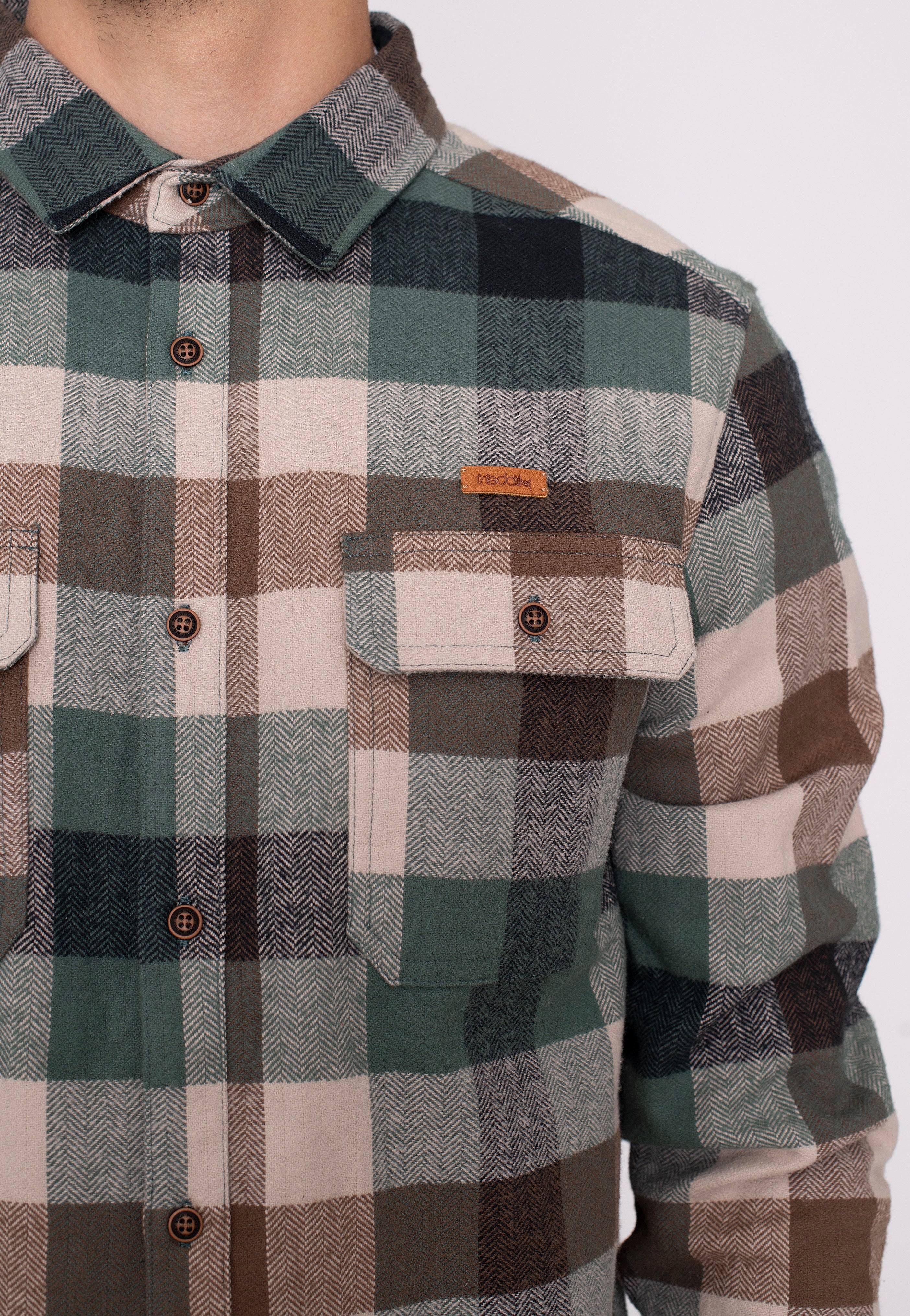 Iriedaily - Lumber Fella Jungle Green - Shirt | Men-Image