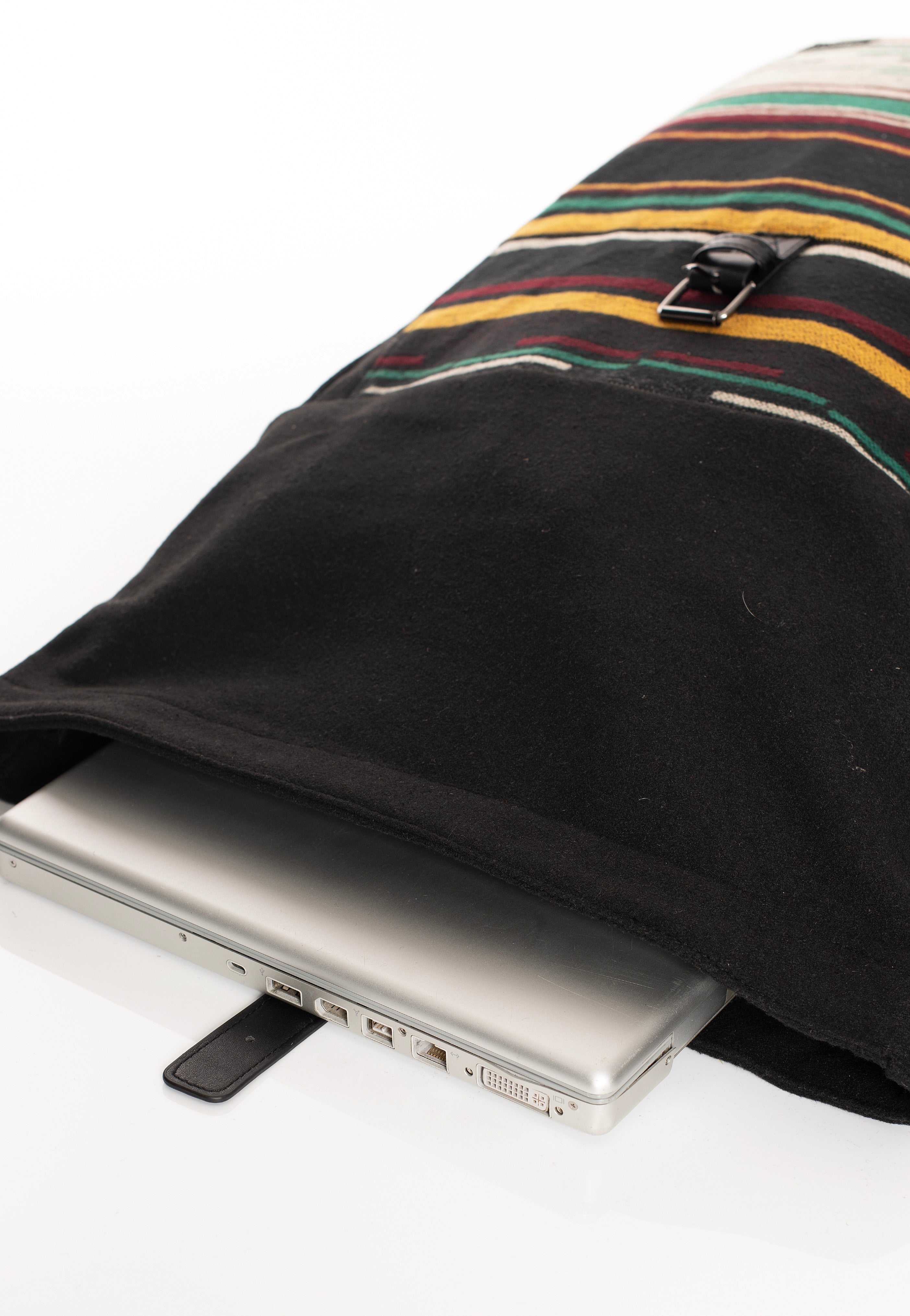 Iriedaily - Santania Rolltop Stripe Black - Backpack | Neutral-Image