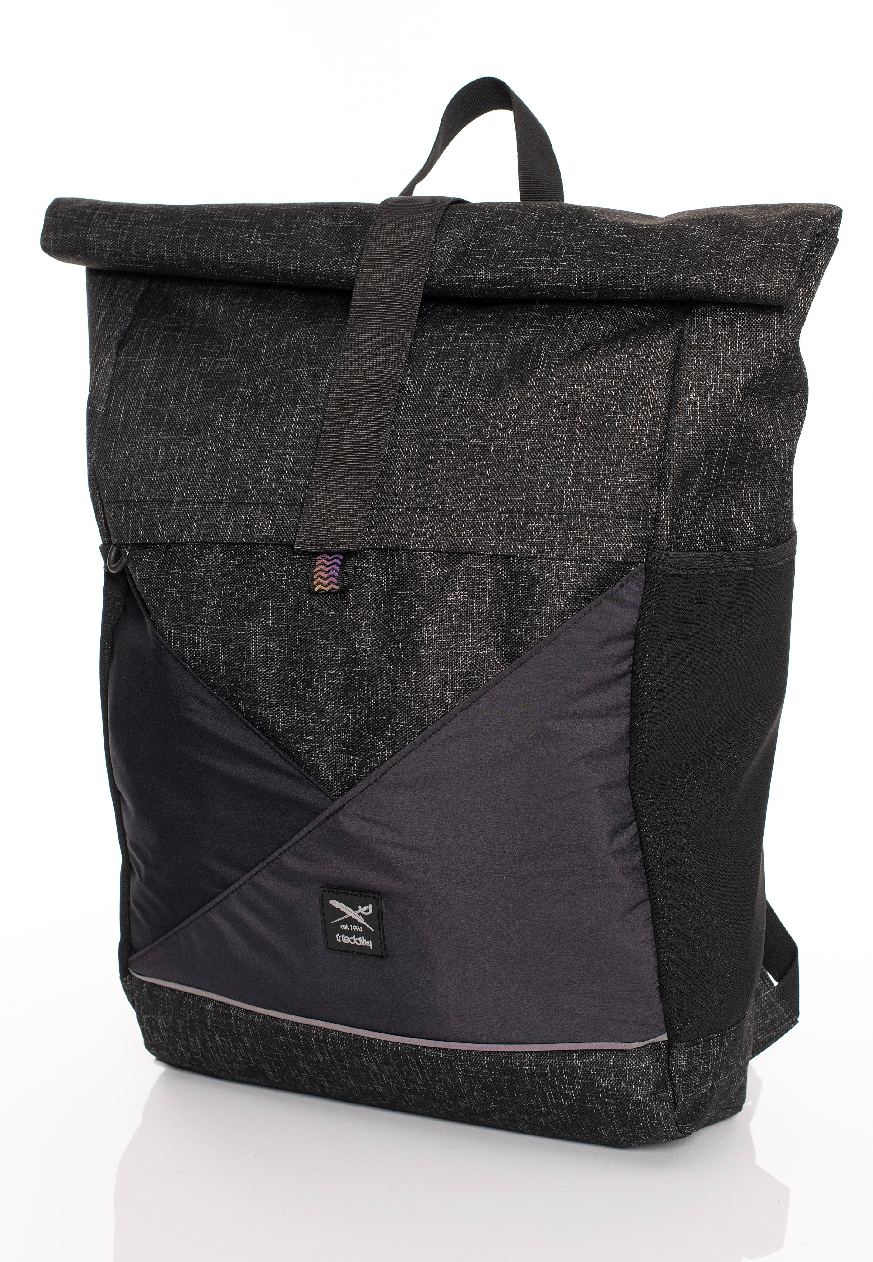 Iriedaily - Tripster Rolltop Black Melange - Backpack | Neutral-Image