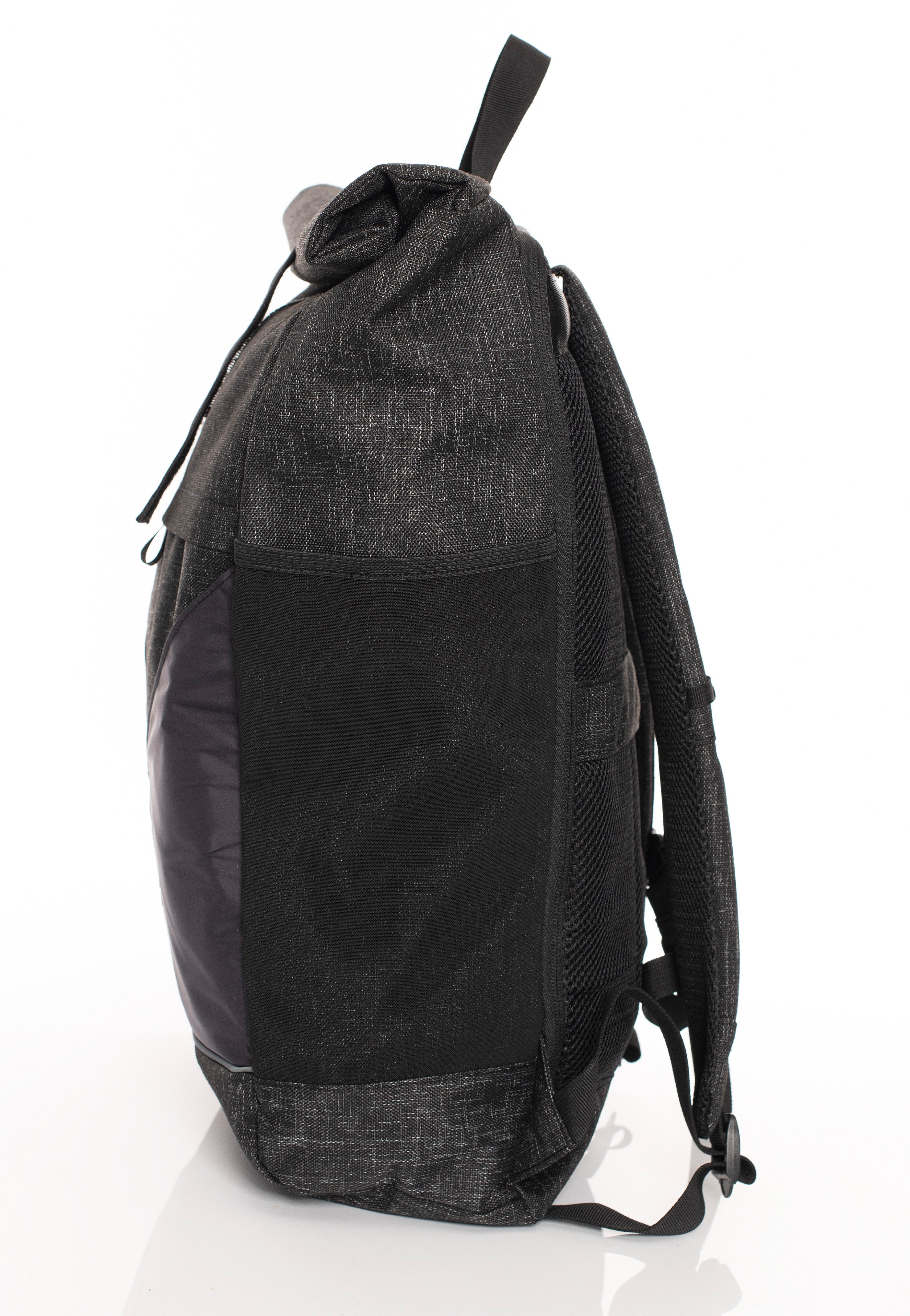 Iriedaily - Tripster Rolltop Black Melange - Backpack | Neutral-Image