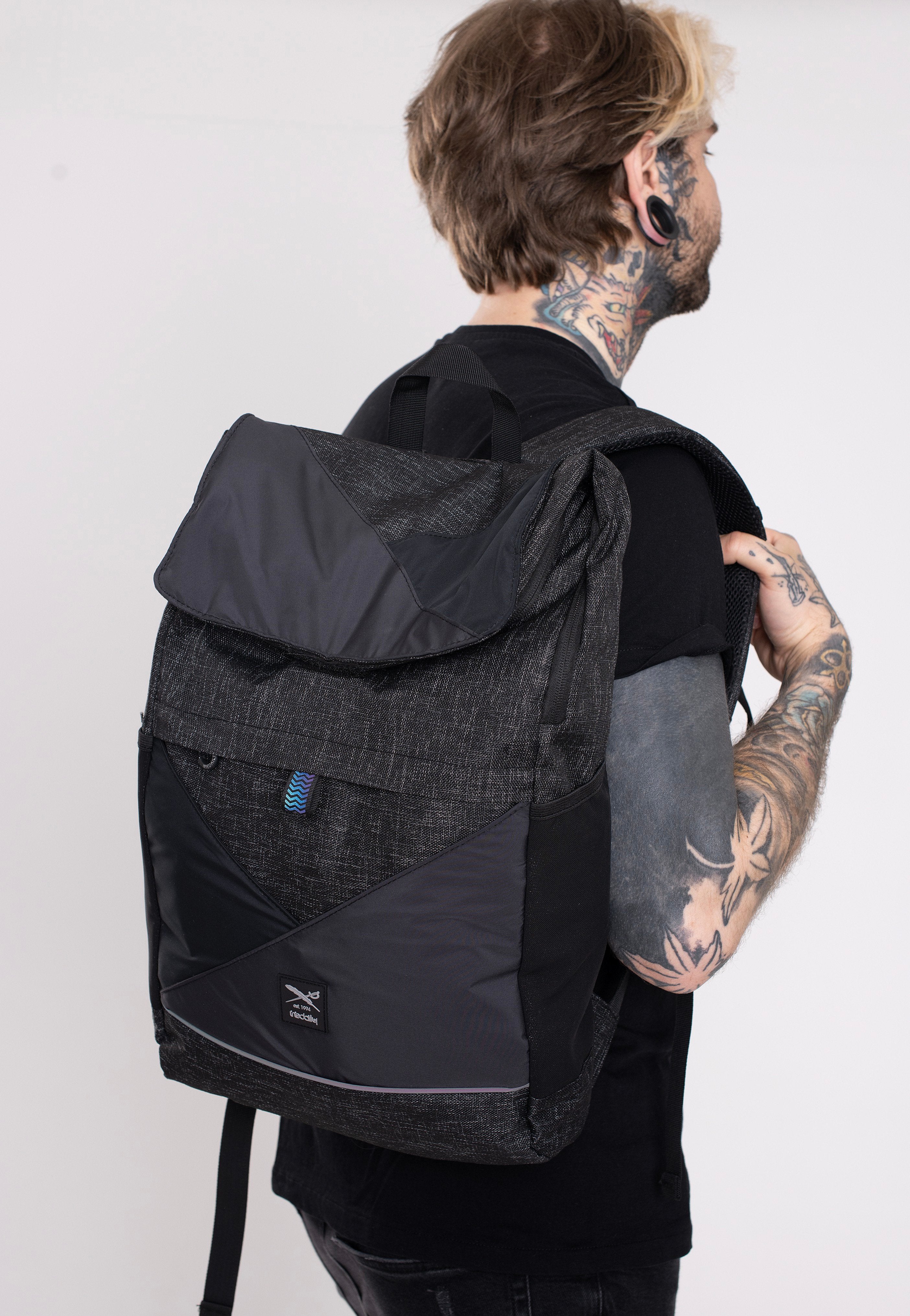 Iriedaily - Tripster Day Pack Black Melange - Backpack | Neutral-Image