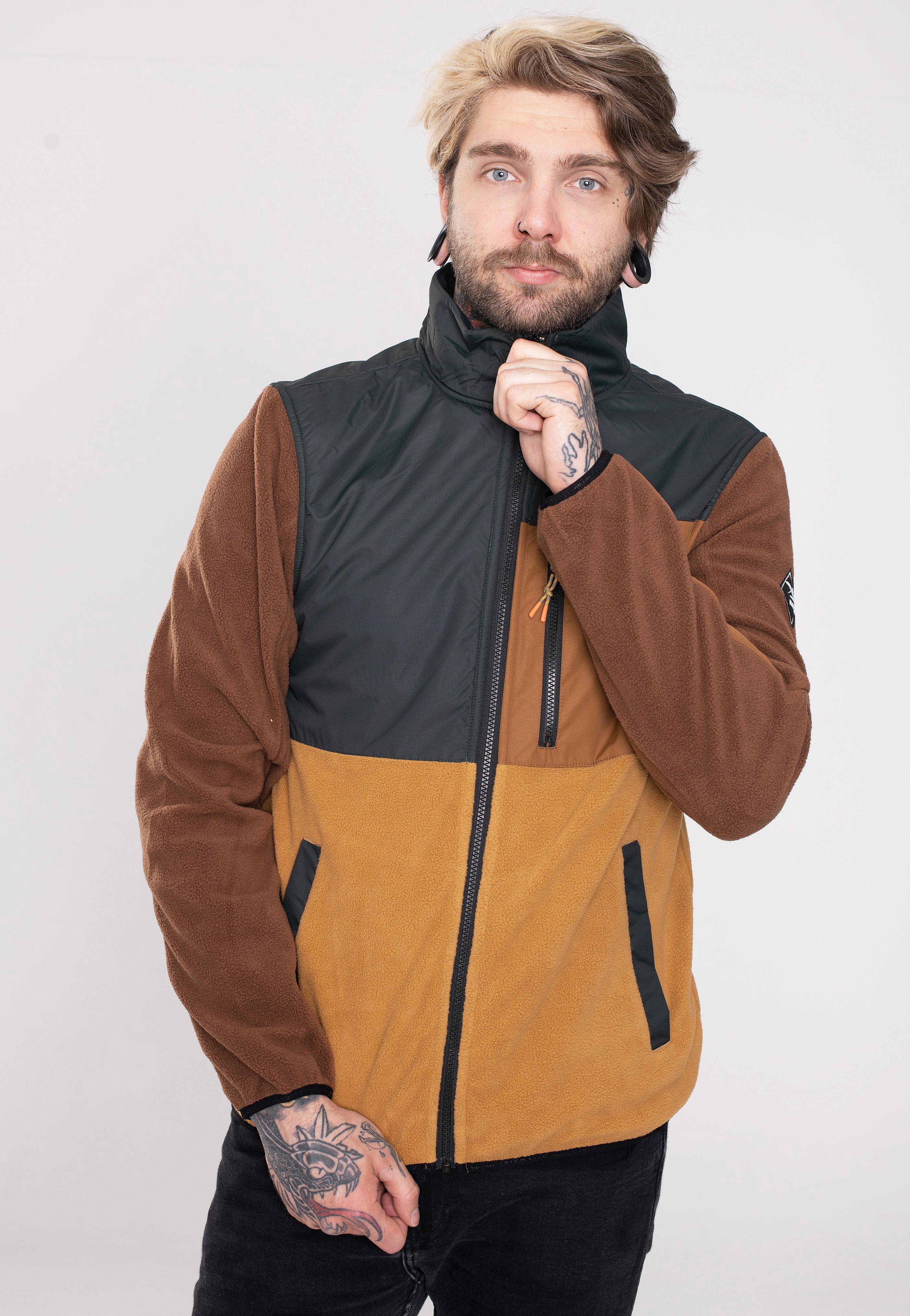 Iriedaily - Auf Deck Fleece Nightforest - Track Jacket | Men-Image