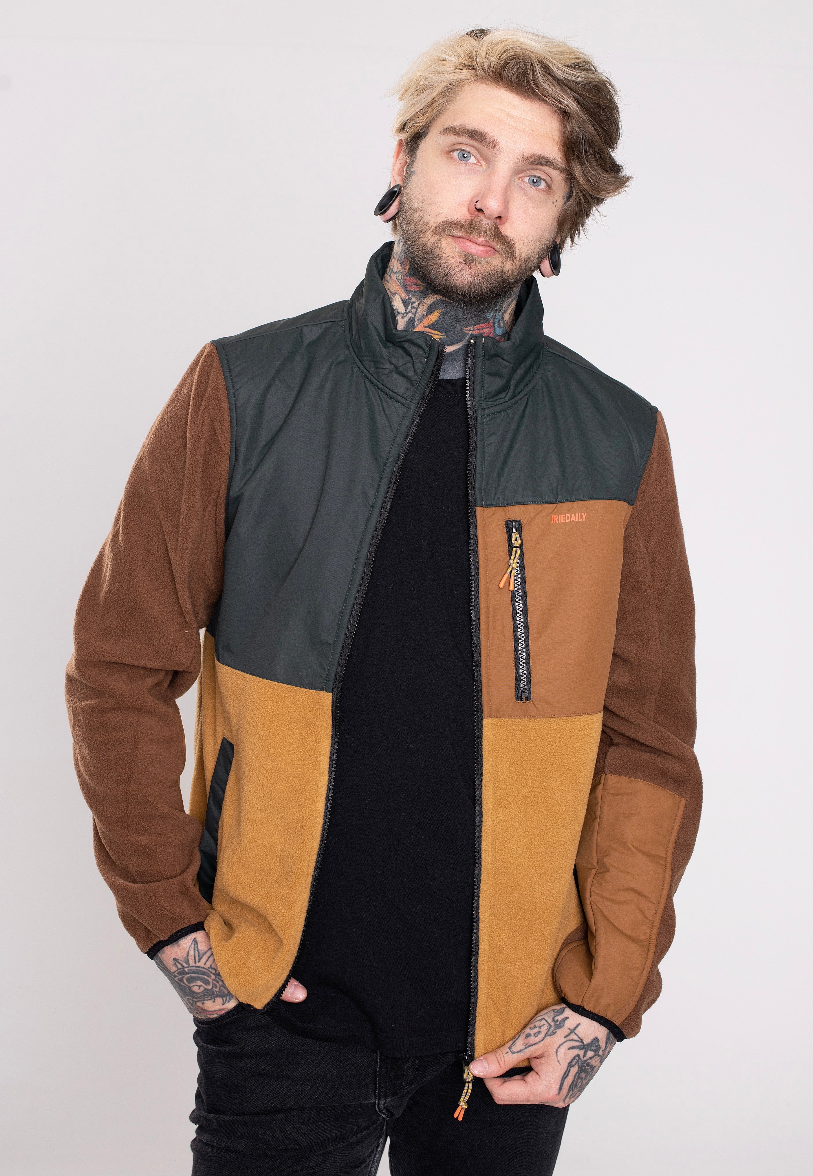 Iriedaily - Auf Deck Fleece Nightforest - Track Jacket | Men-Image