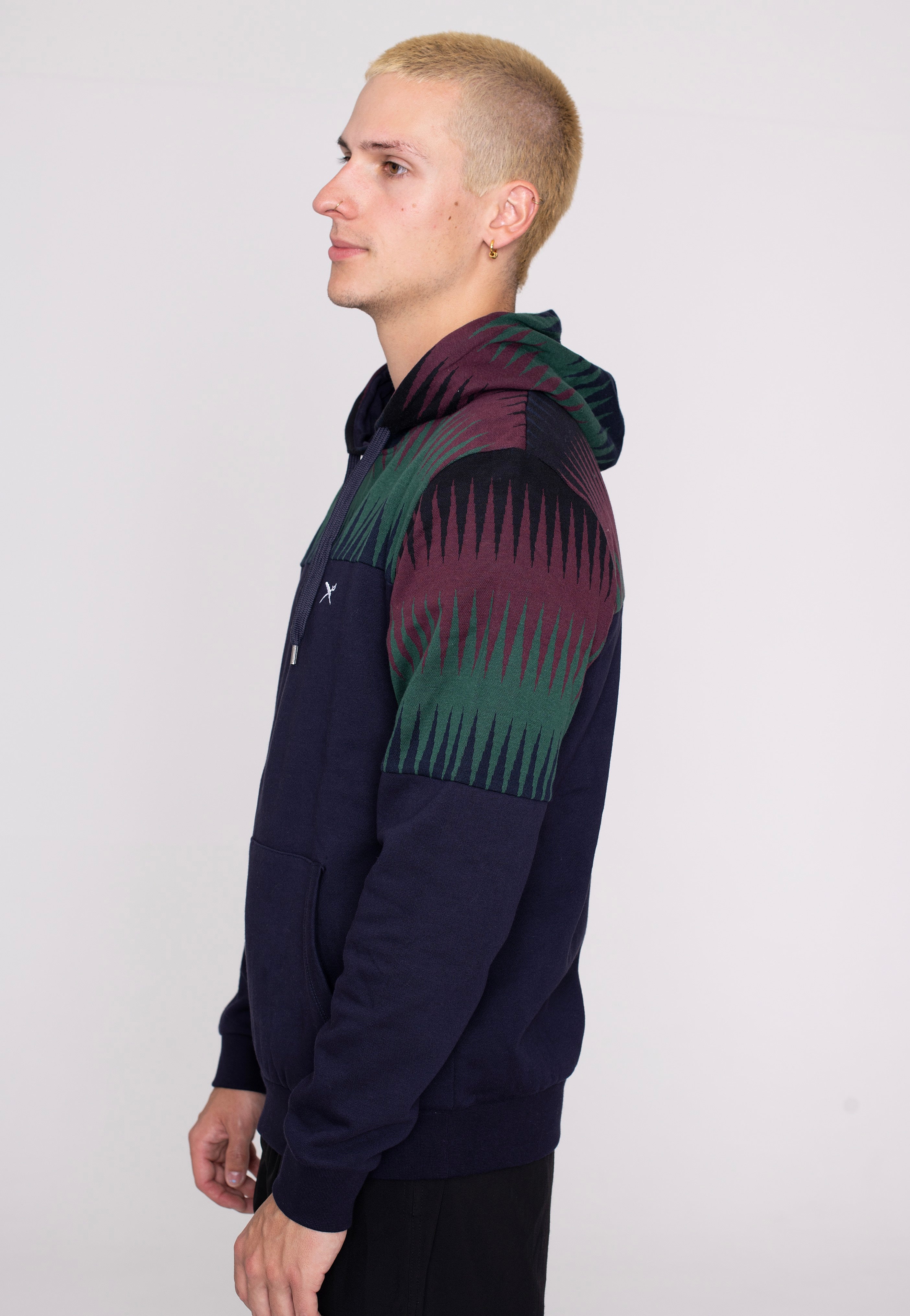 Iriedaily - Vintachi Block Navy Red - Hoodie | Men-Image