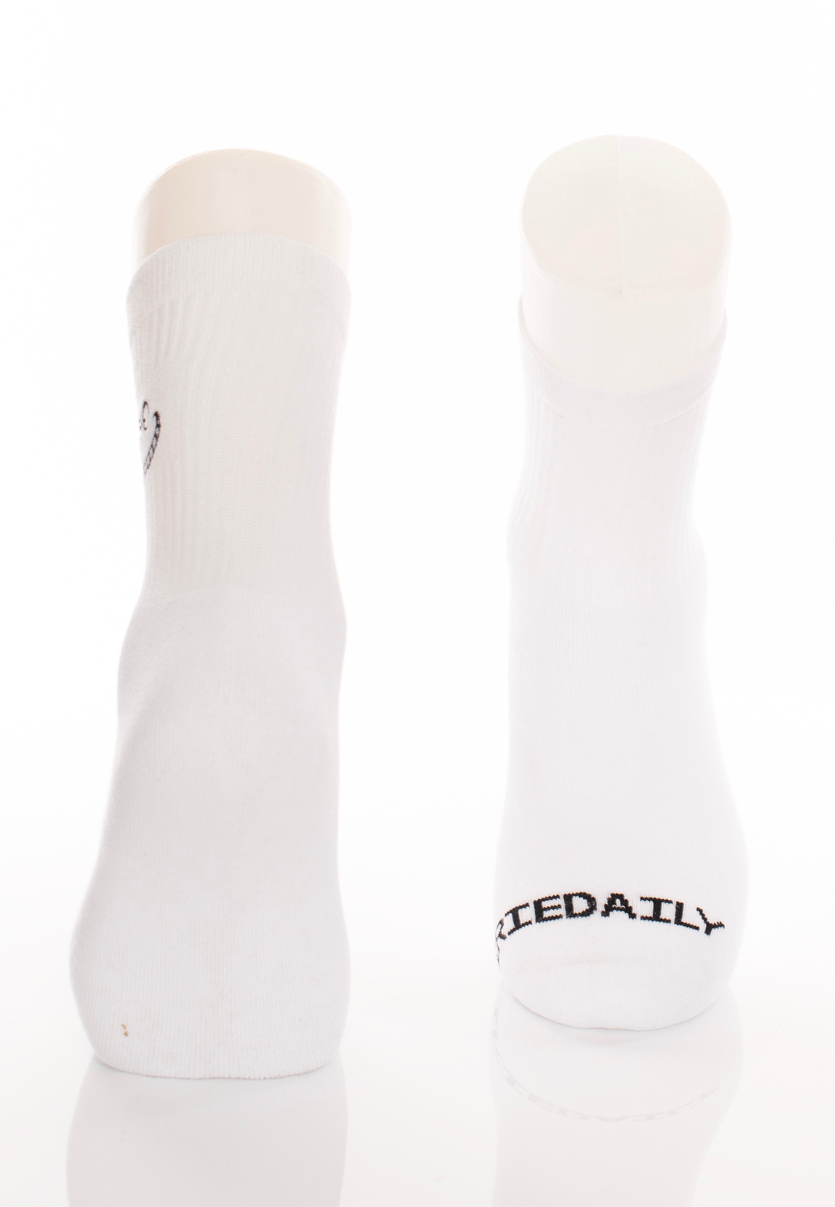 Iriedaily - Grin Cat White - Socks | Neutral-Image