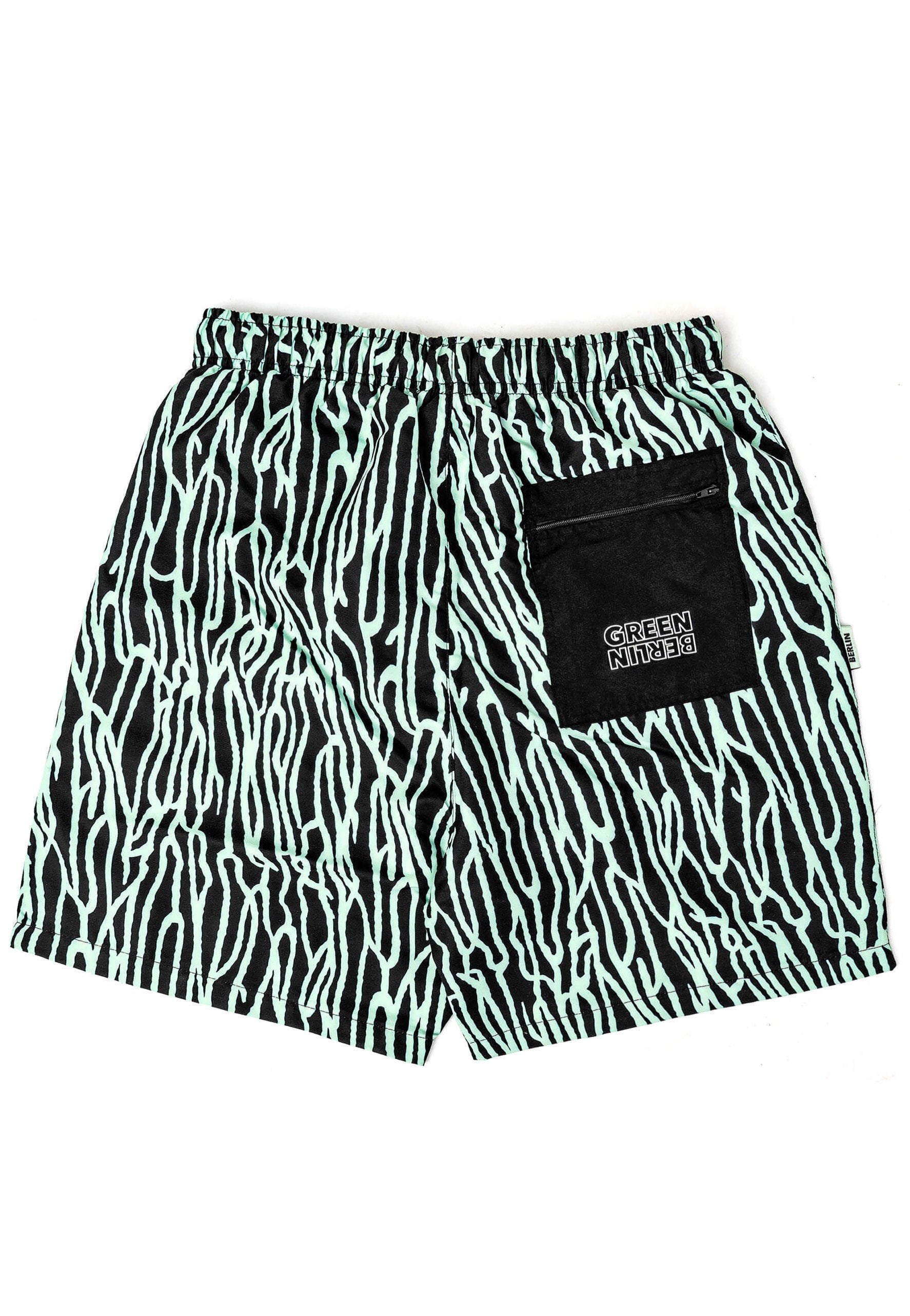 Green Berlin - Coral Green Schwarz/Mintgrün - Board Shorts | Men-Image